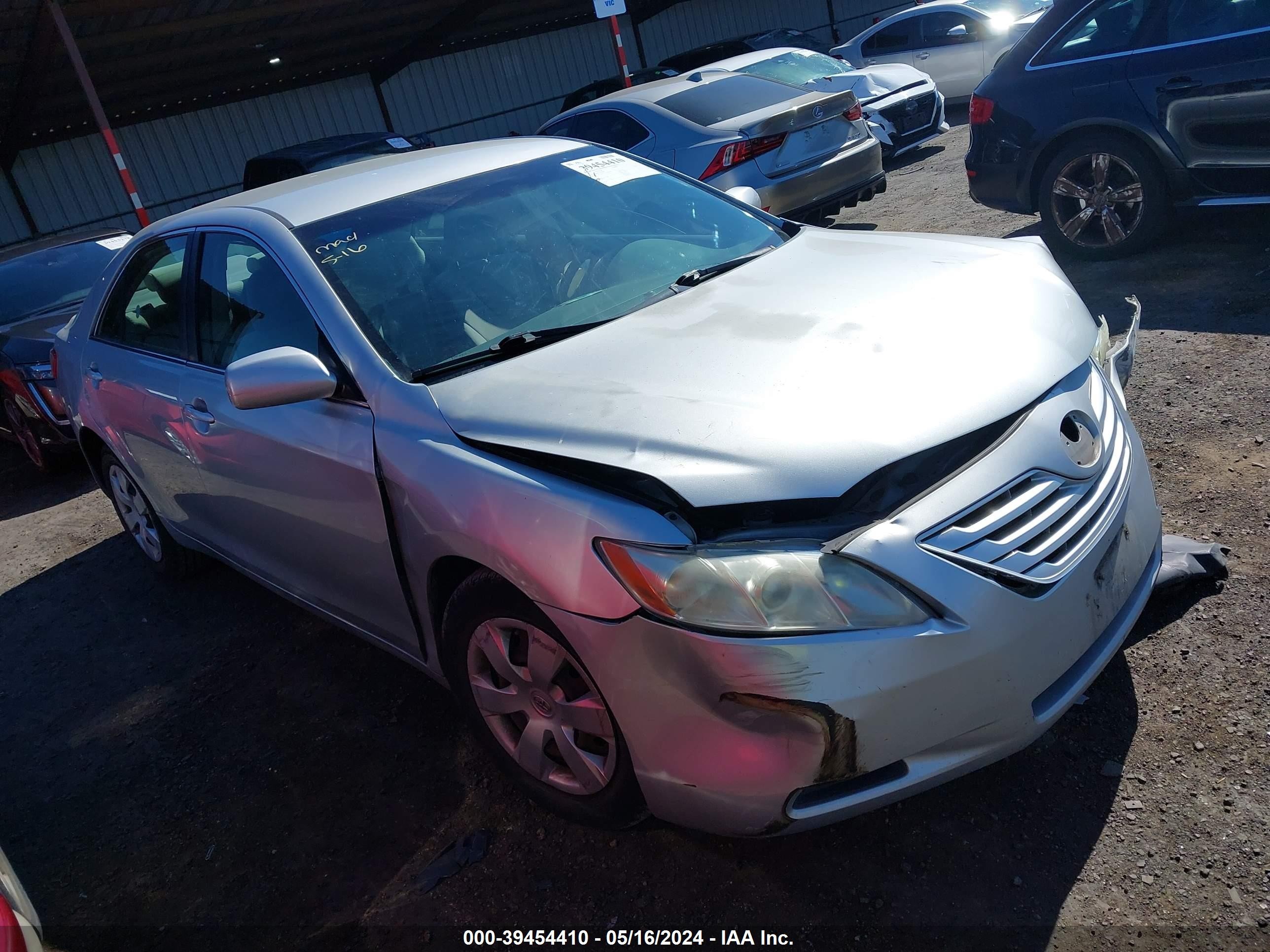 TOYOTA CAMRY 2007 4t1be46kx7u094008