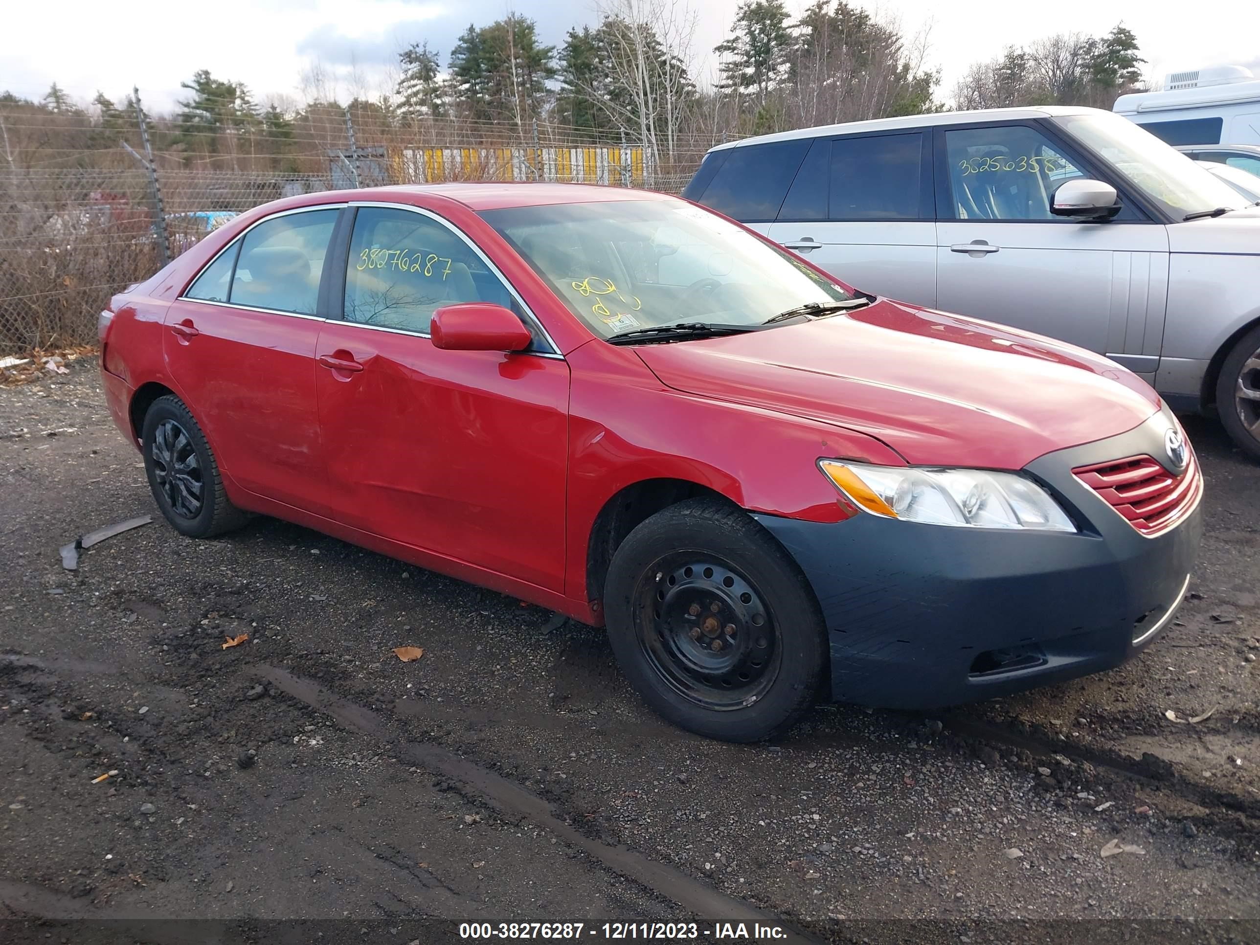 TOYOTA CAMRY 2007 4t1be46kx7u185392