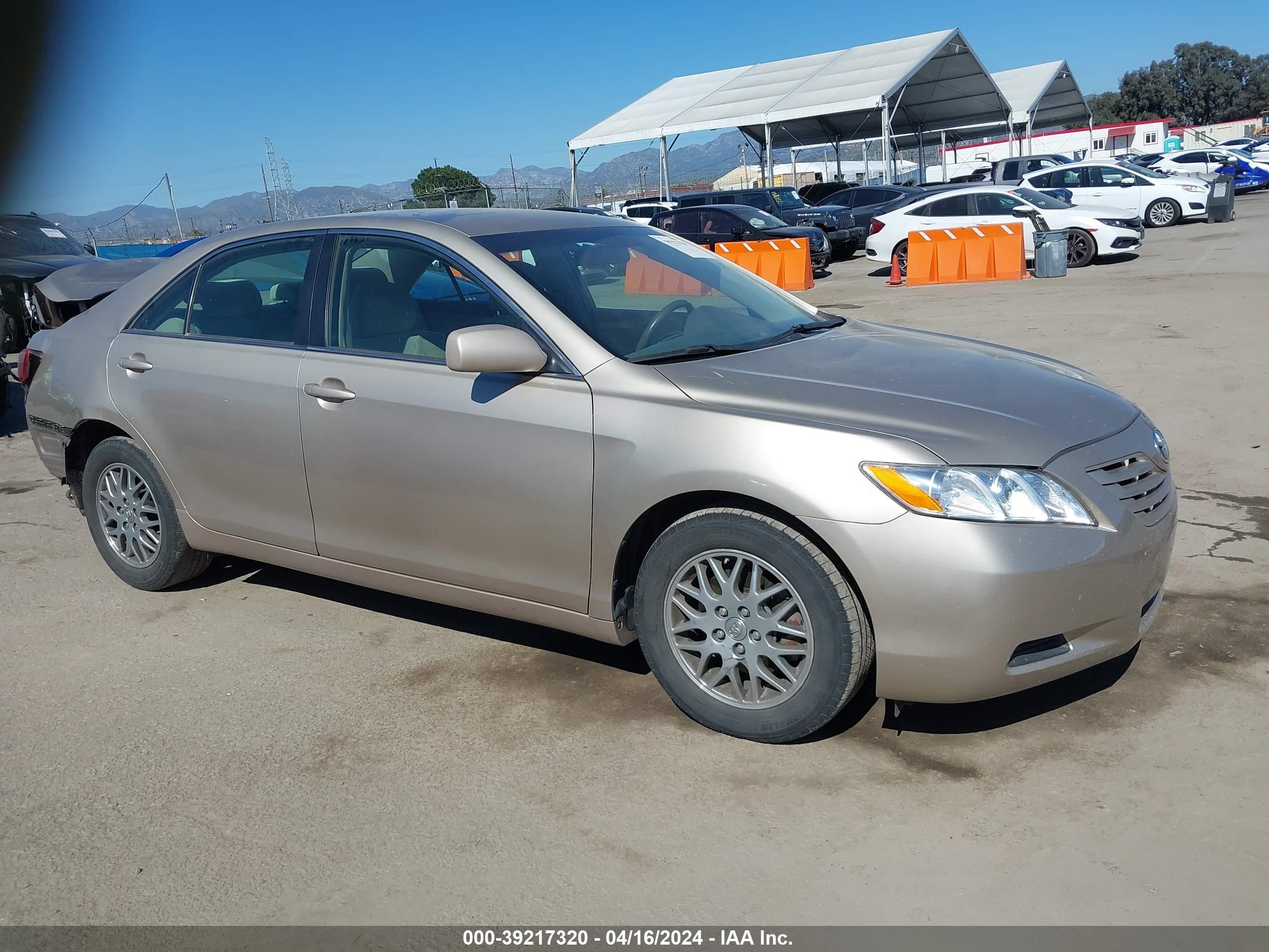 TOYOTA CAMRY 2007 4t1be46kx7u592502