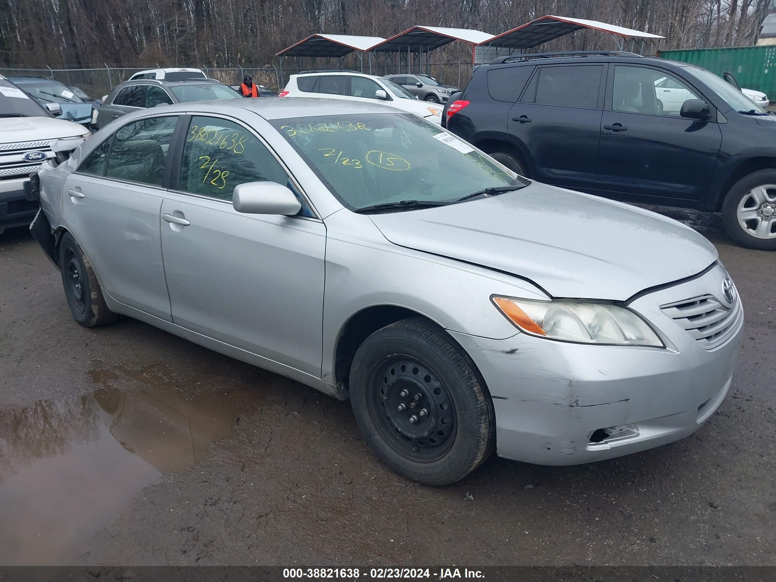 TOYOTA CAMRY 2008 4t1be46kx8u209126