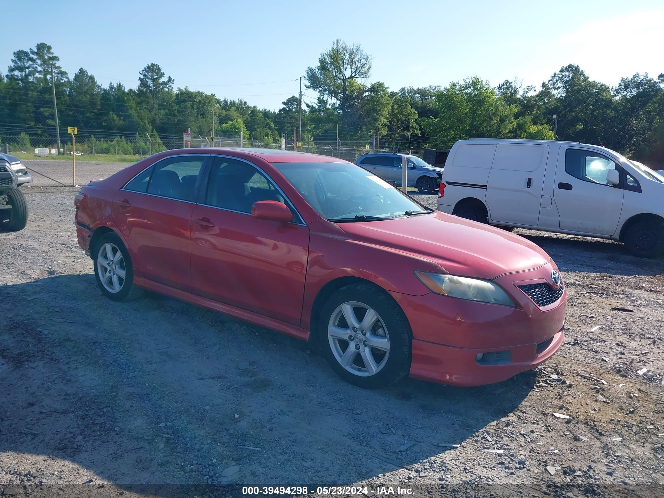 TOYOTA CAMRY 2008 4t1be46kx8u212298