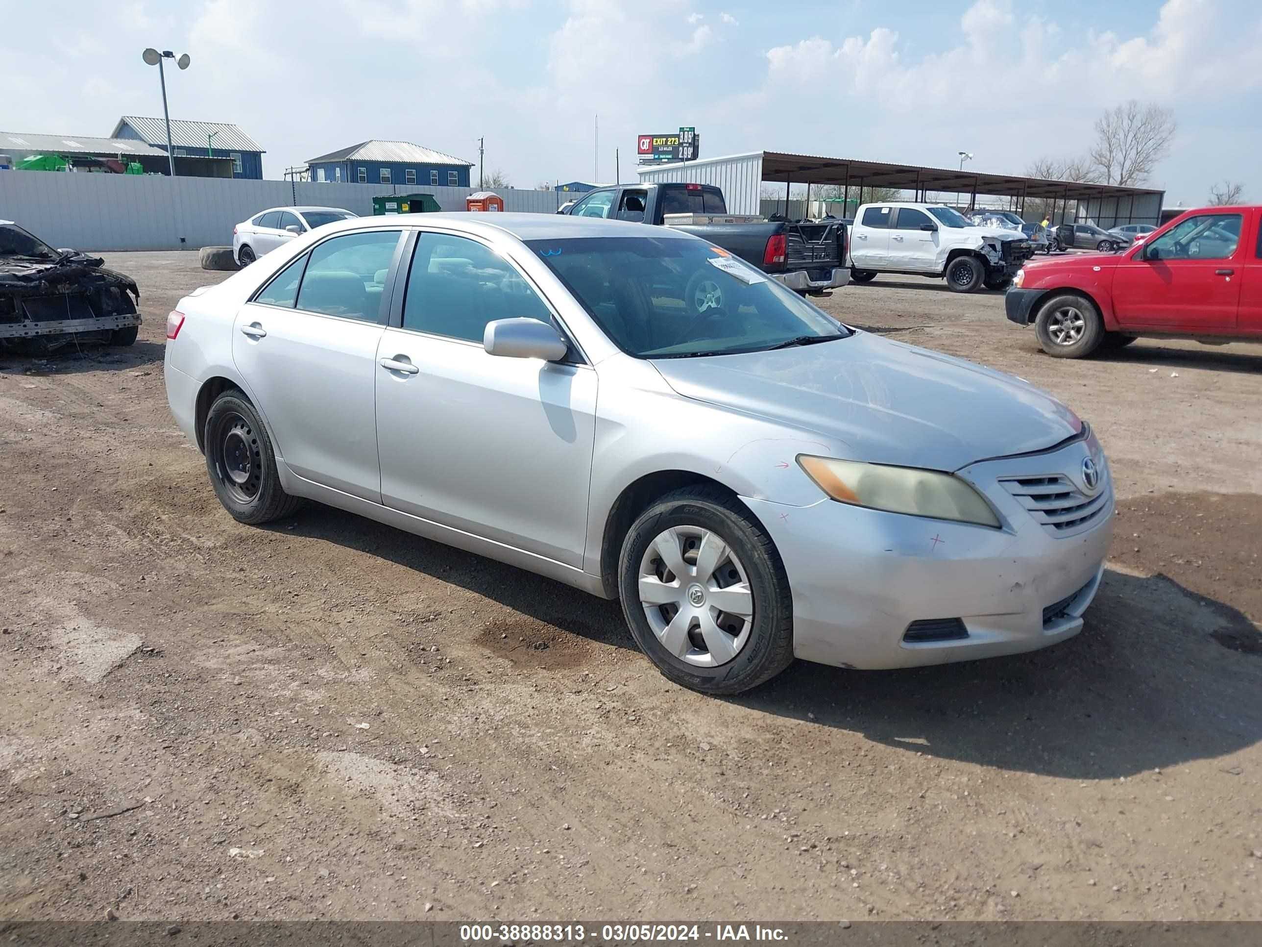 TOYOTA CAMRY 2008 4t1be46kx8u227044