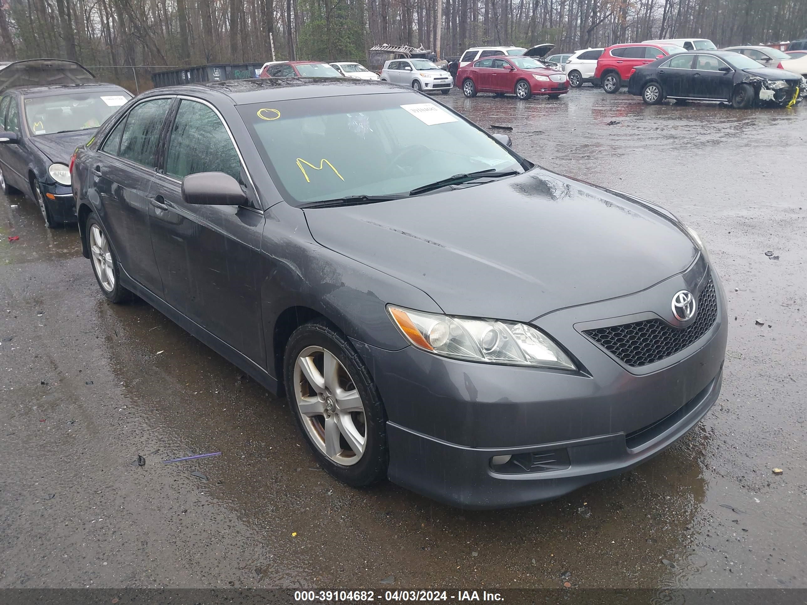 TOYOTA CAMRY 2008 4t1be46kx8u261257