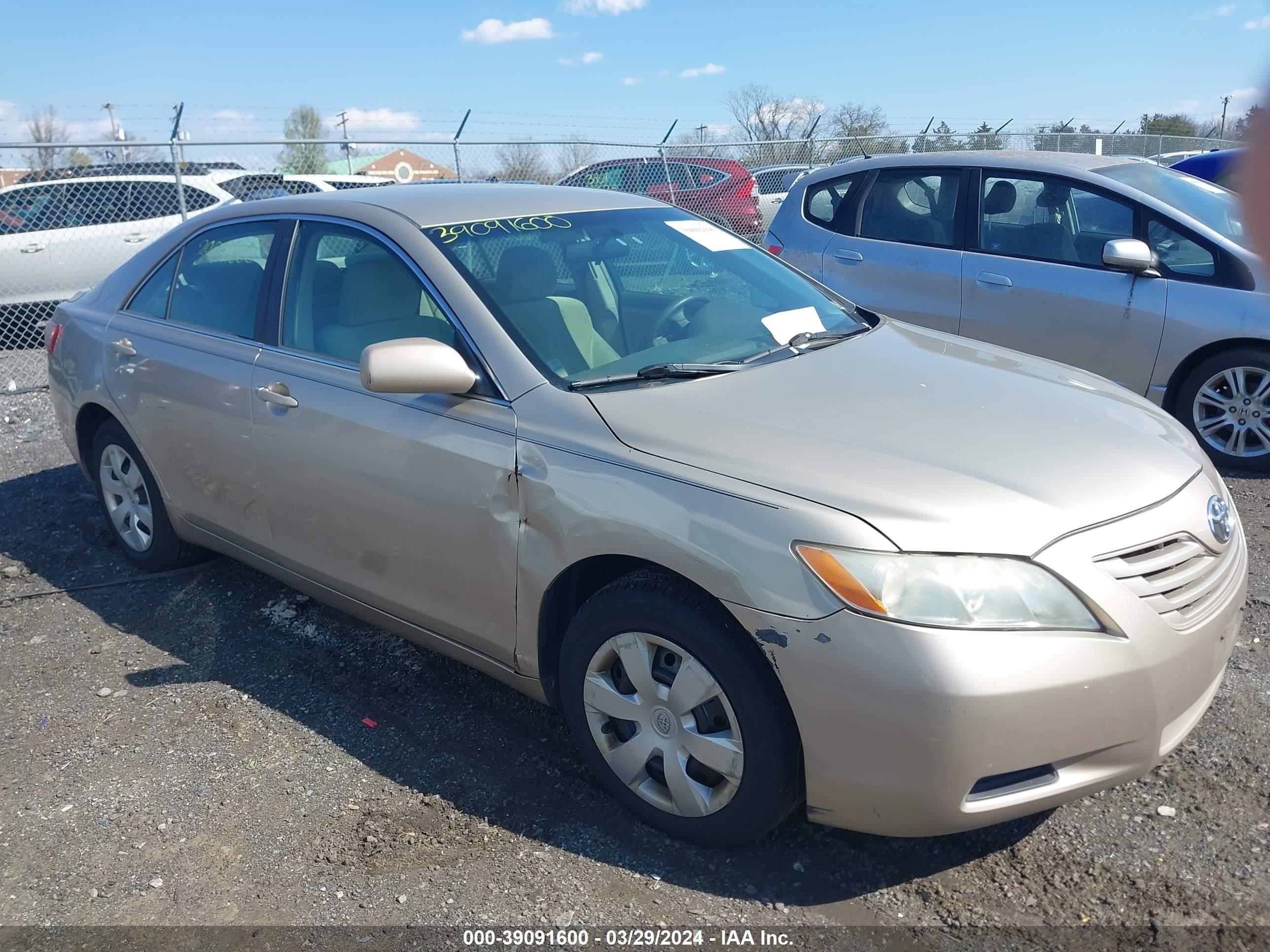 TOYOTA CAMRY 2008 4t1be46kx8u755747