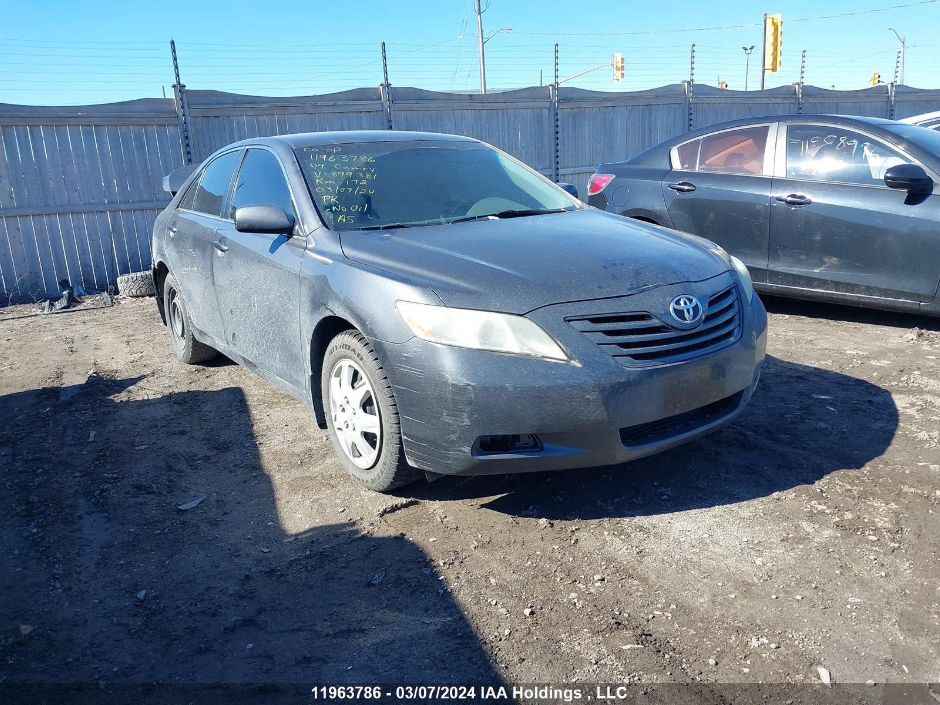 TOYOTA CAMRY 2009 4t1be46kx9u899381