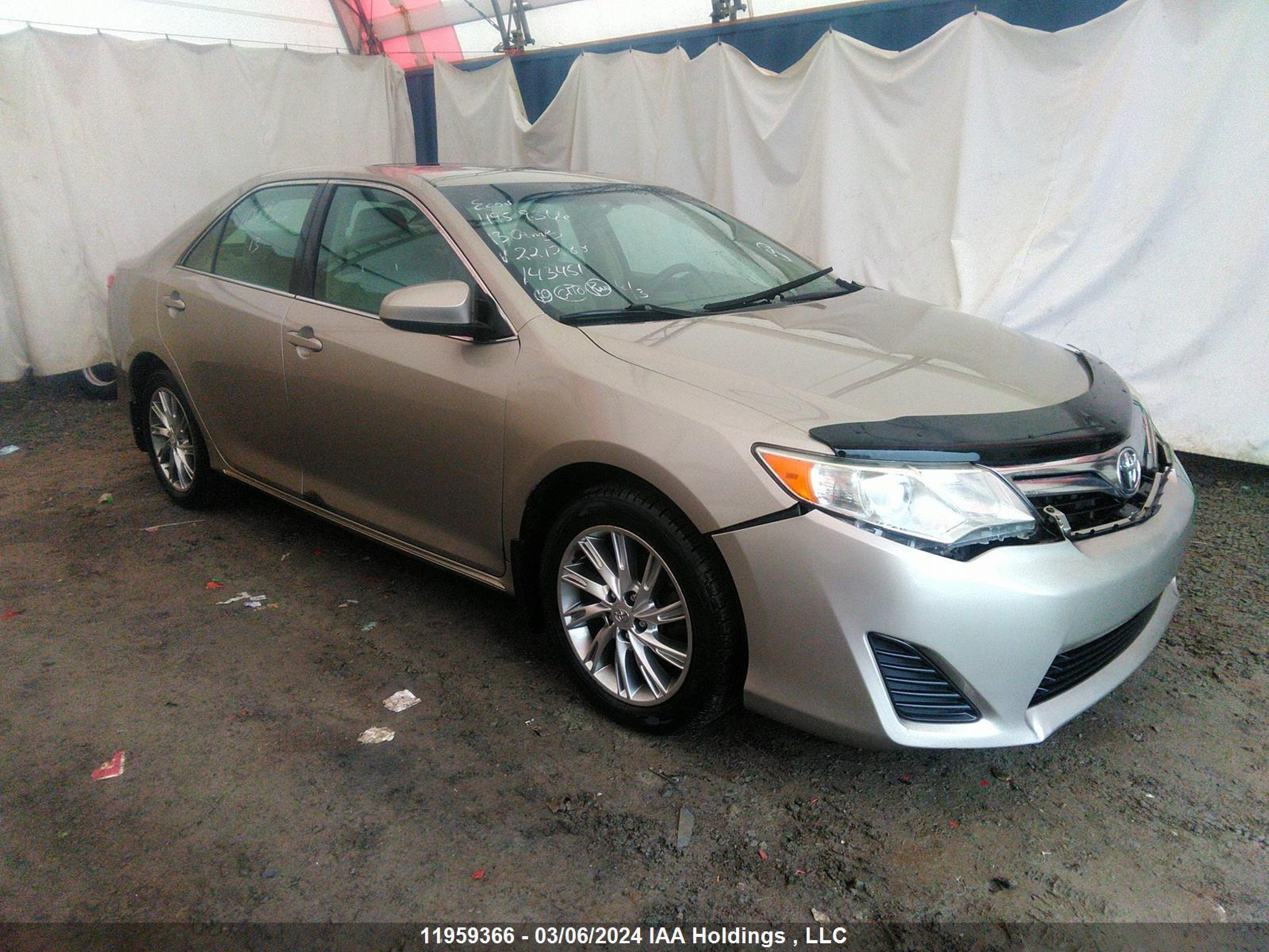 TOYOTA CAMRY 2013 4t1bf1fk0du221288