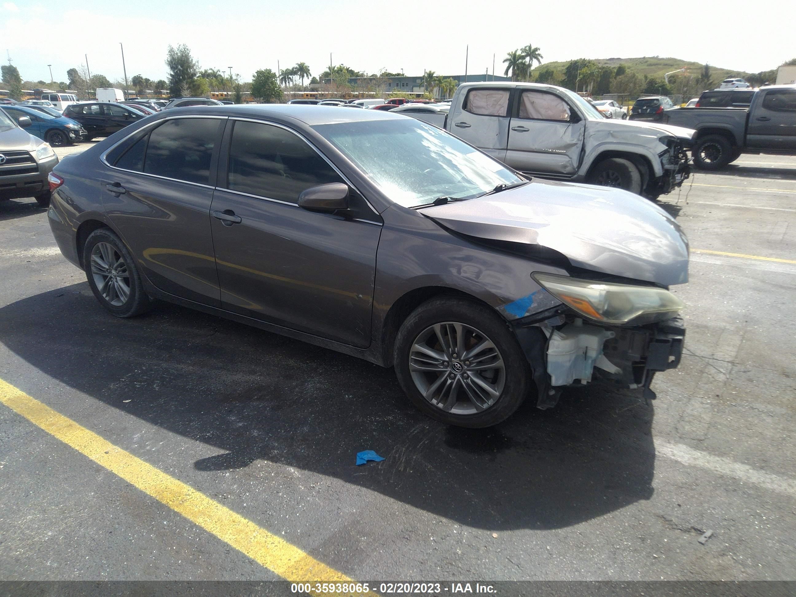 TOYOTA CAMRY 2015 4t1bf1fk5fu034857