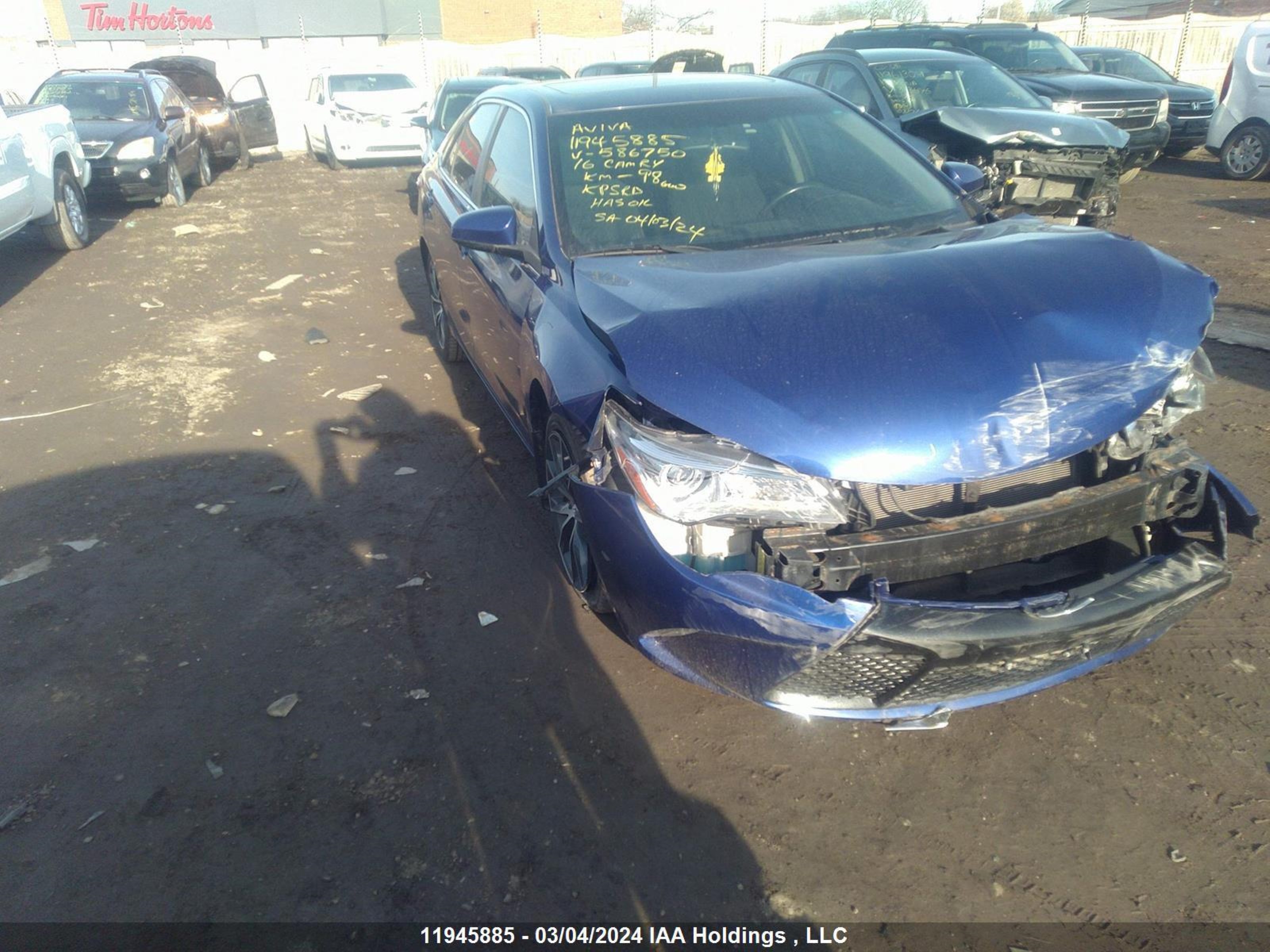 TOYOTA CAMRY 2016 4t1bf1fk5gu586750