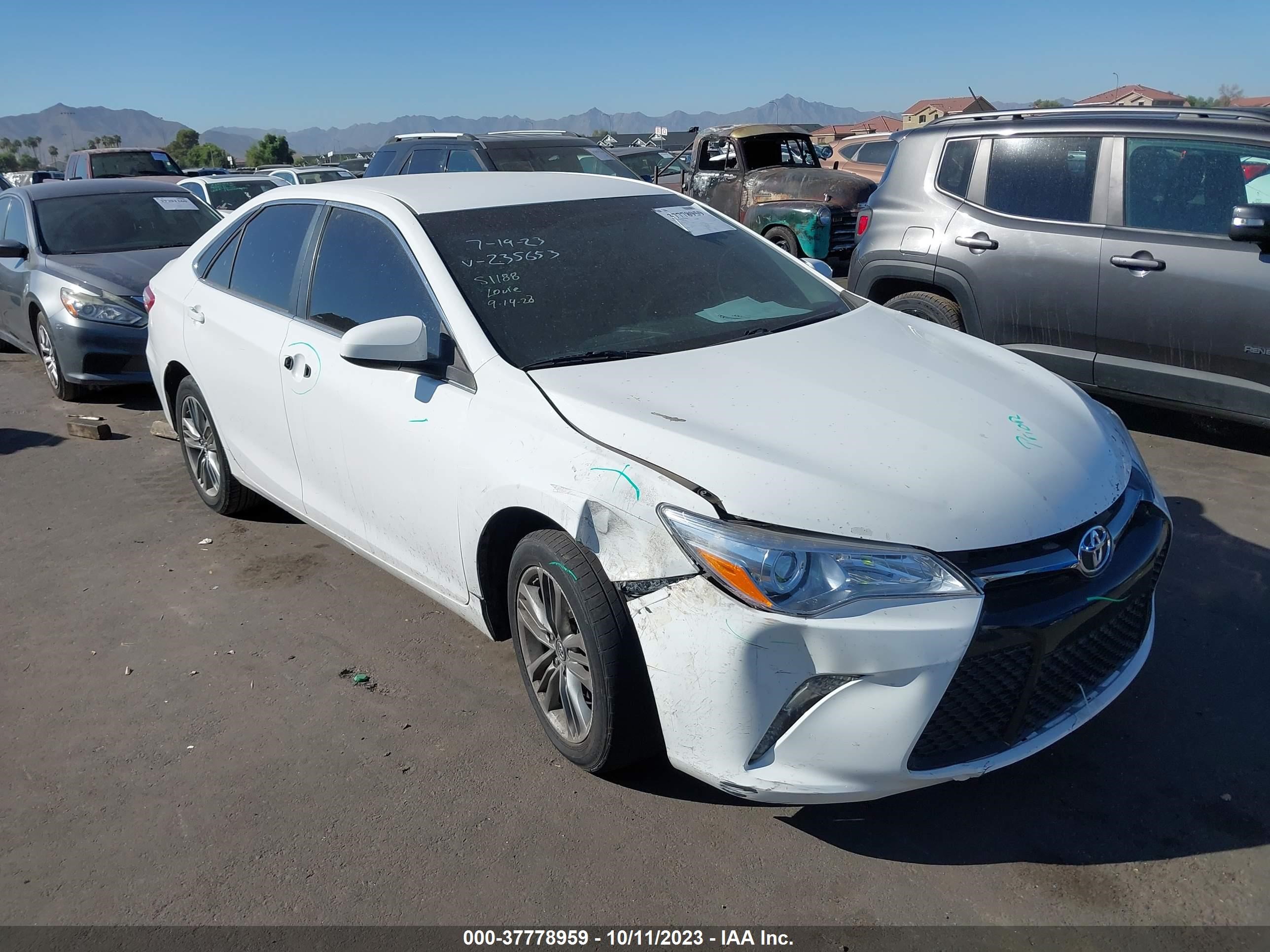 TOYOTA CAMRY 2016 4t1bf1fk6gu235653