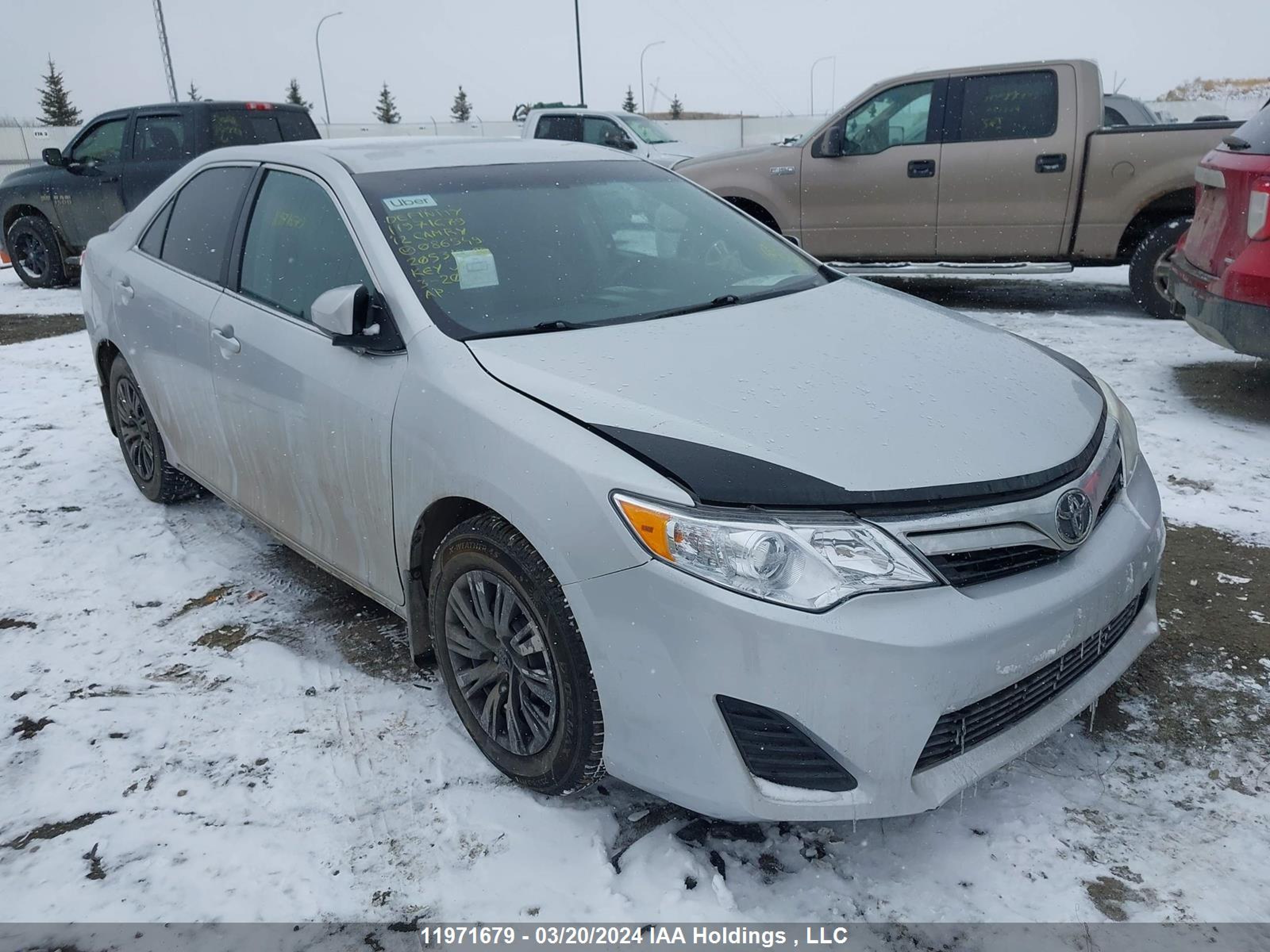 TOYOTA CAMRY 2012 4t1bf1fk7cu086549