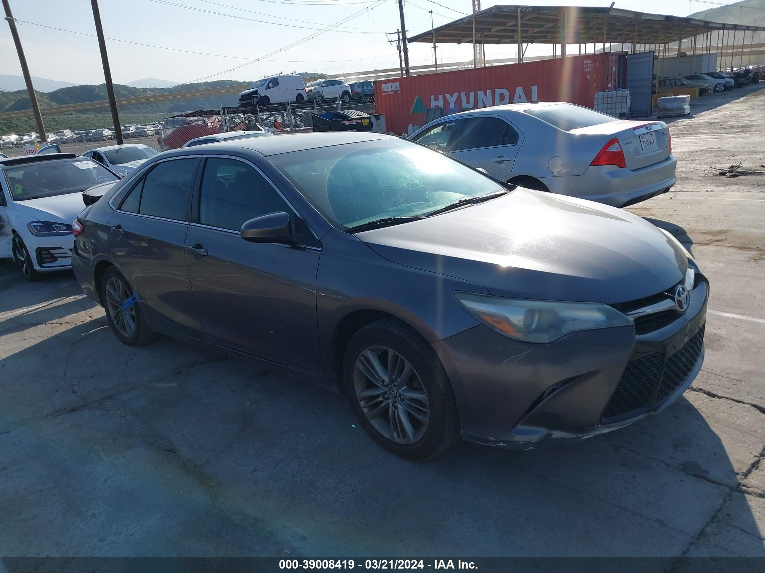 TOYOTA CAMRY 2015 4t1bf1fk9fu084726