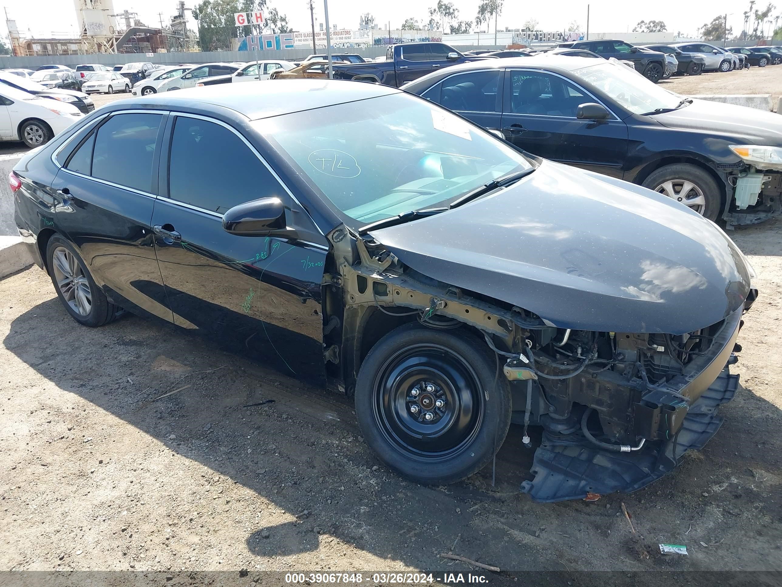 TOYOTA CAMRY 2016 4t1bf1fk9gu169521