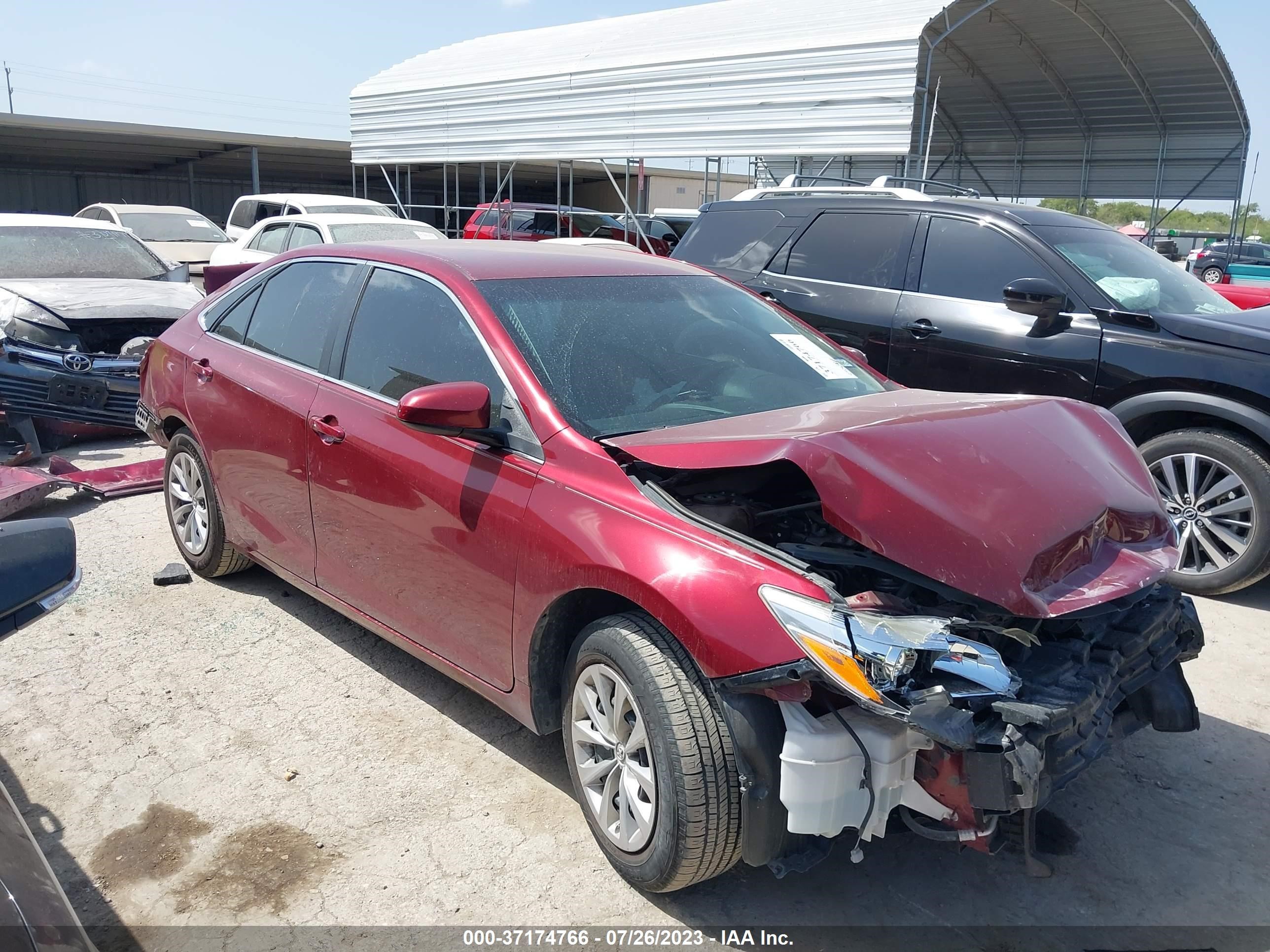 TOYOTA CAMRY 2017 4t1bf1fkxhu720315