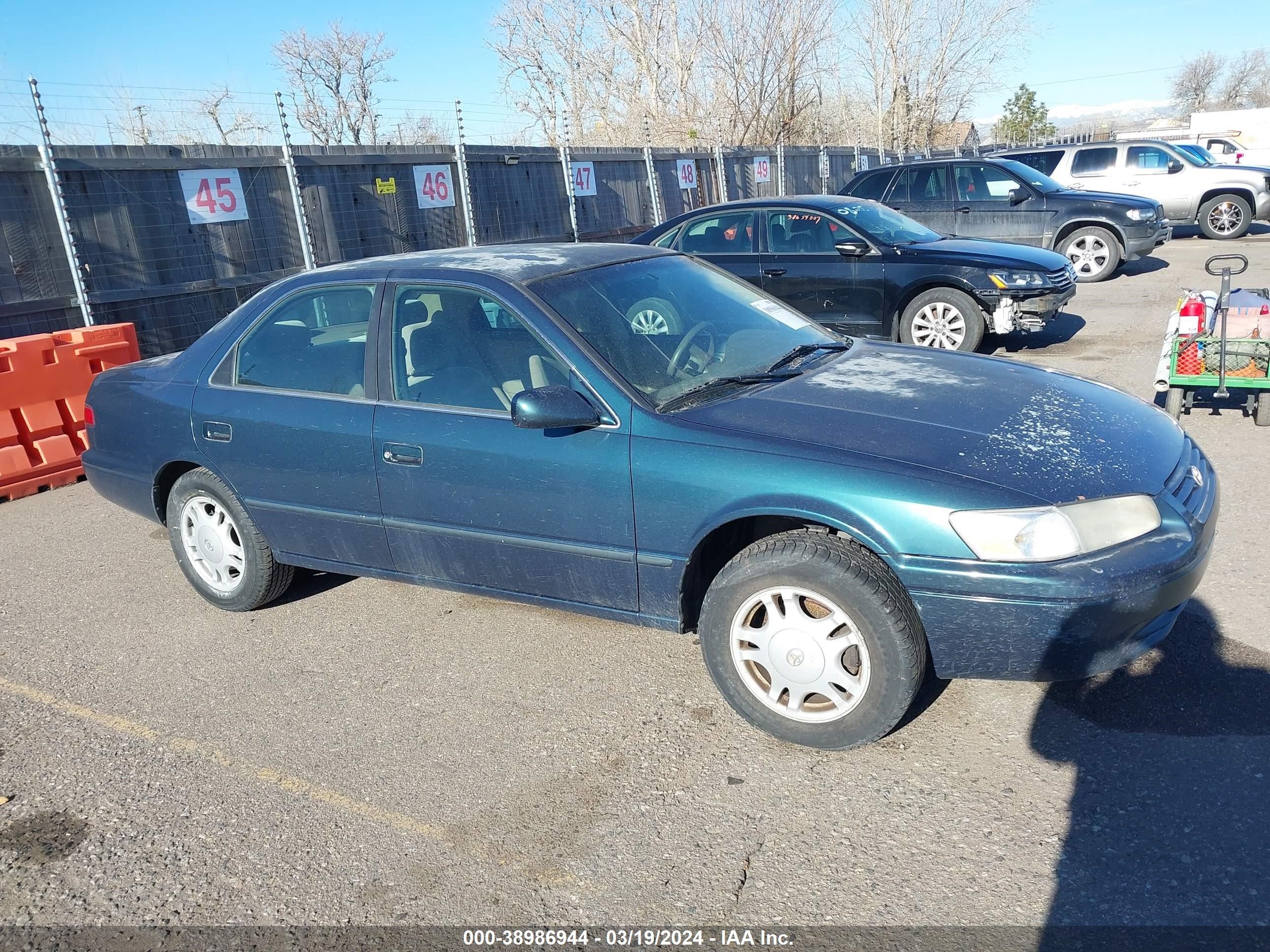 TOYOTA CAMRY 1997 4t1bf22k7vu907146