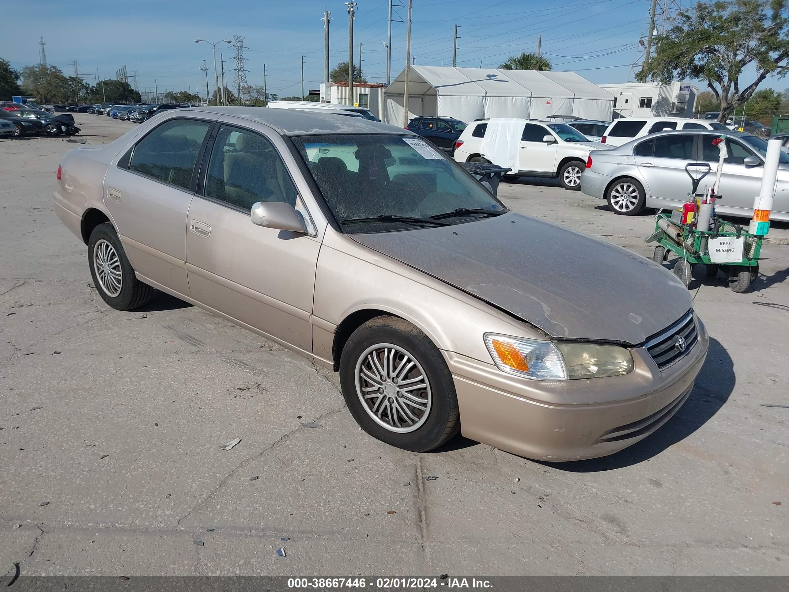 TOYOTA CAMRY 2001 4t1bf22k81u958021