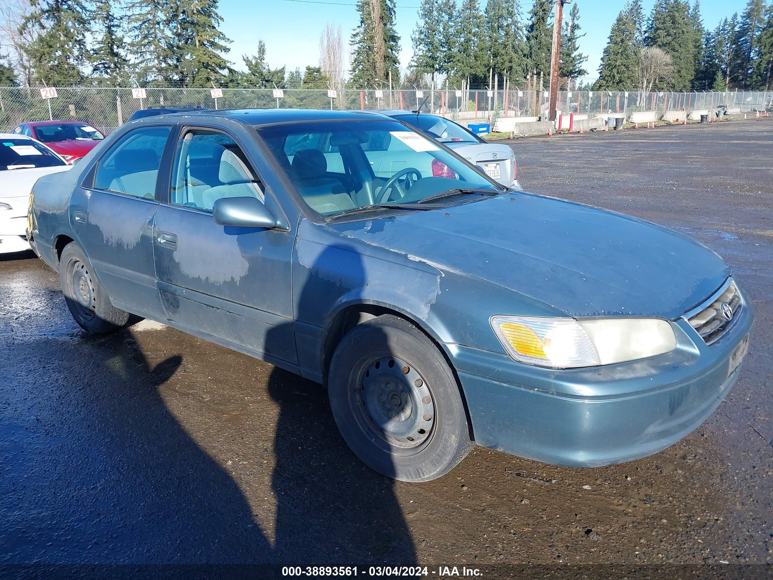 TOYOTA CAMRY 2001 4t1bf22k81u968483