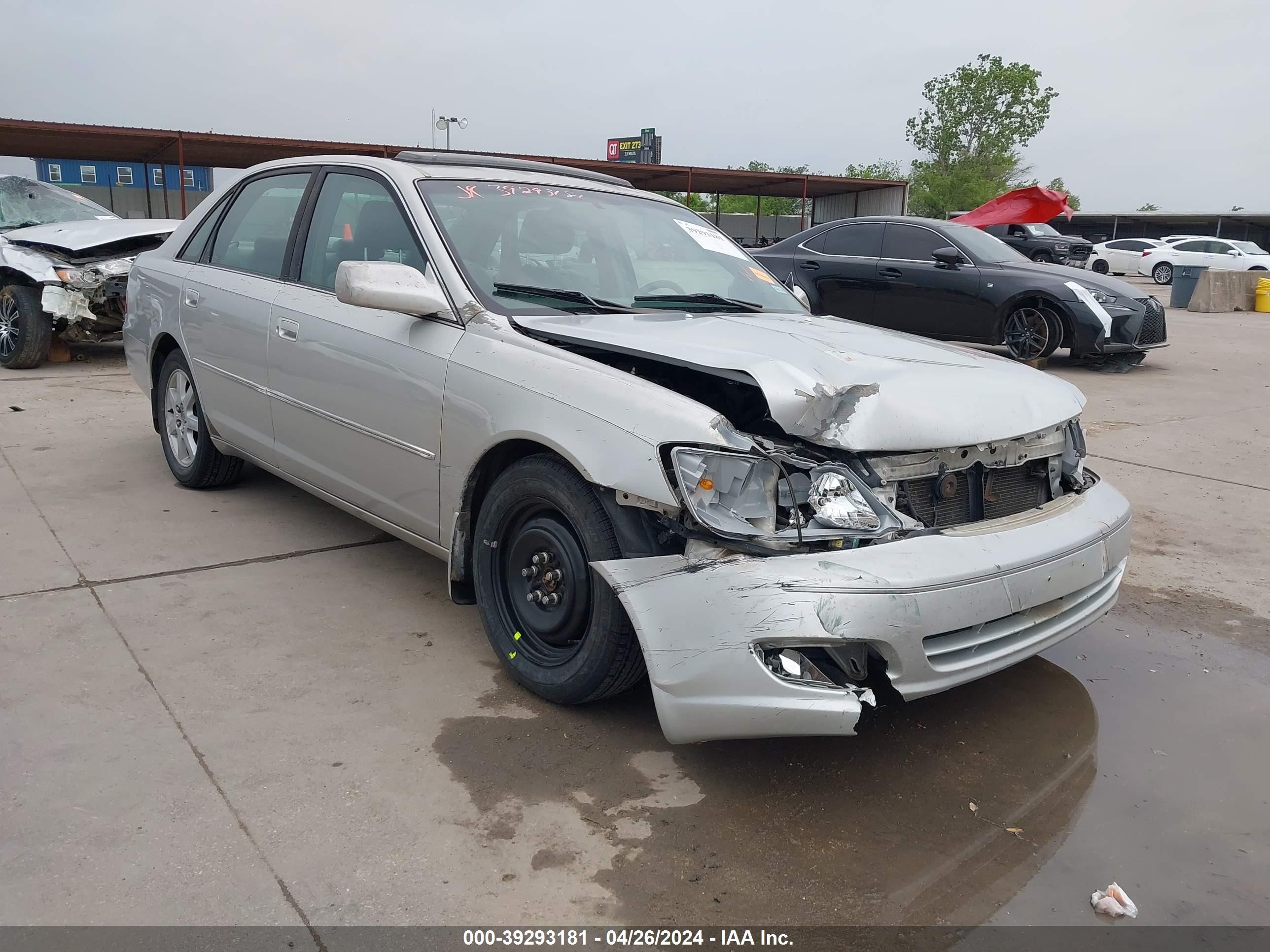 TOYOTA AVALON 2002 4t1bf28b12u263534