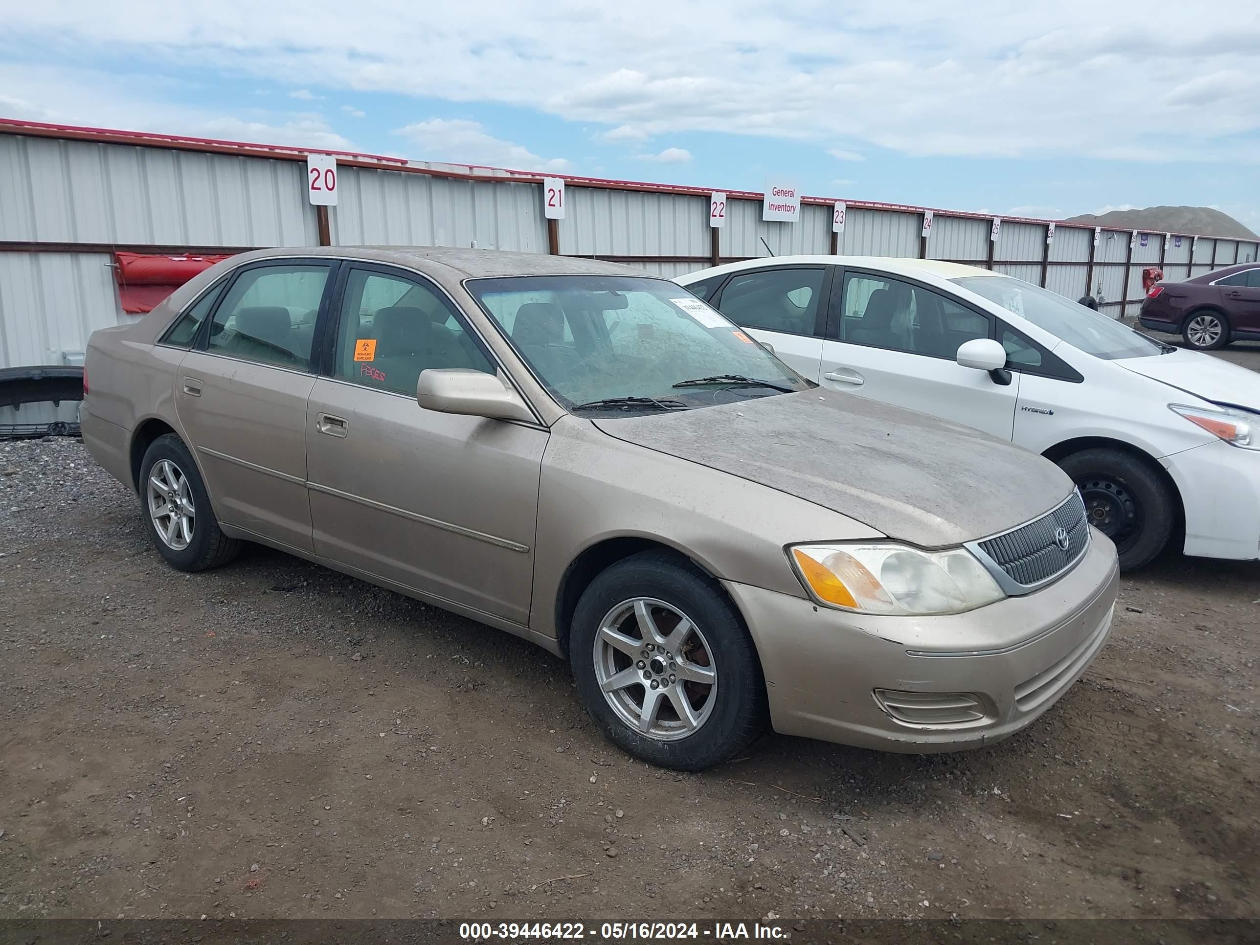 TOYOTA AVALON 2000 4t1bf28b1yu109995