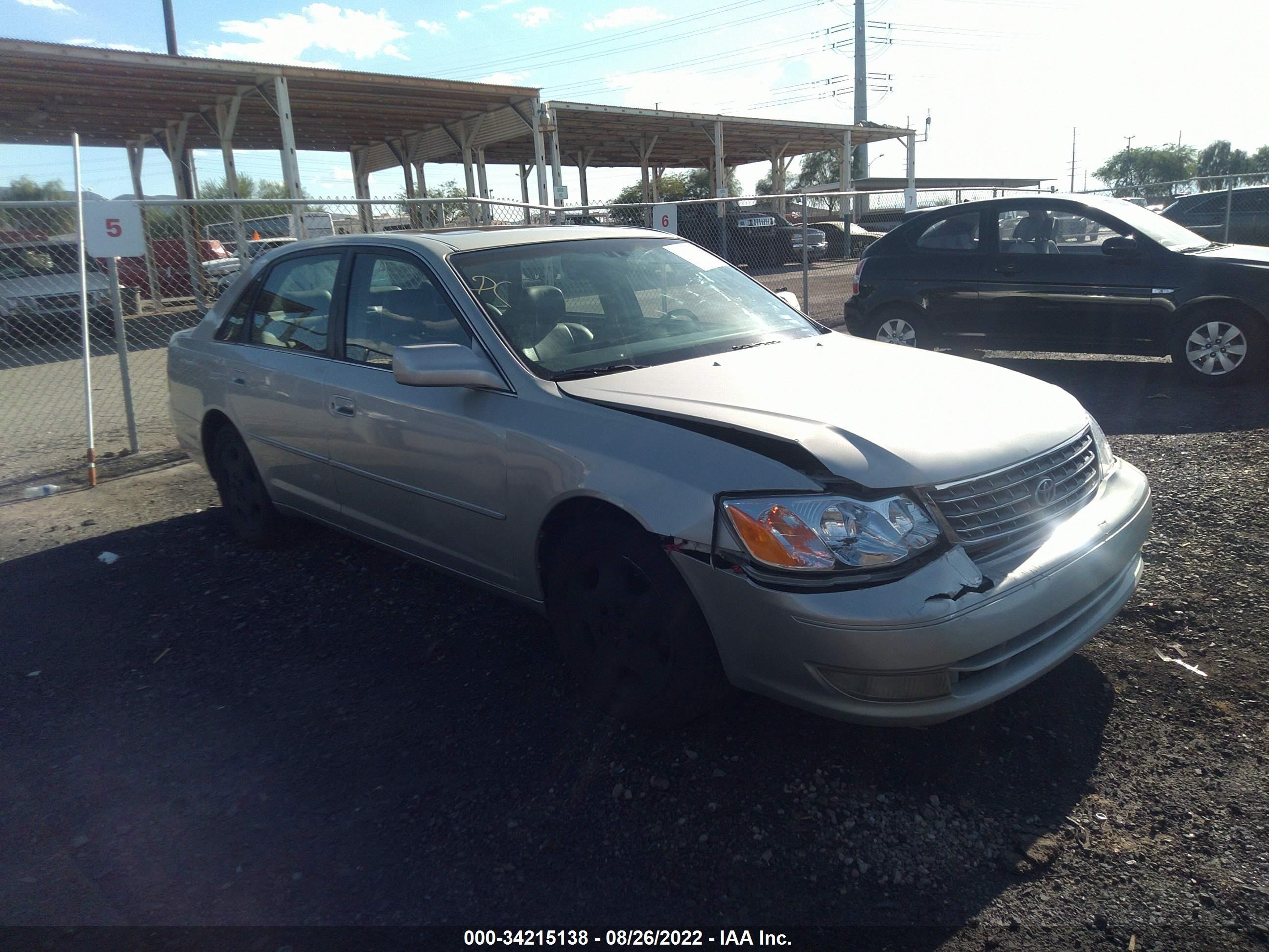 TOYOTA AVALON 2003 4t1bf28b33u310144