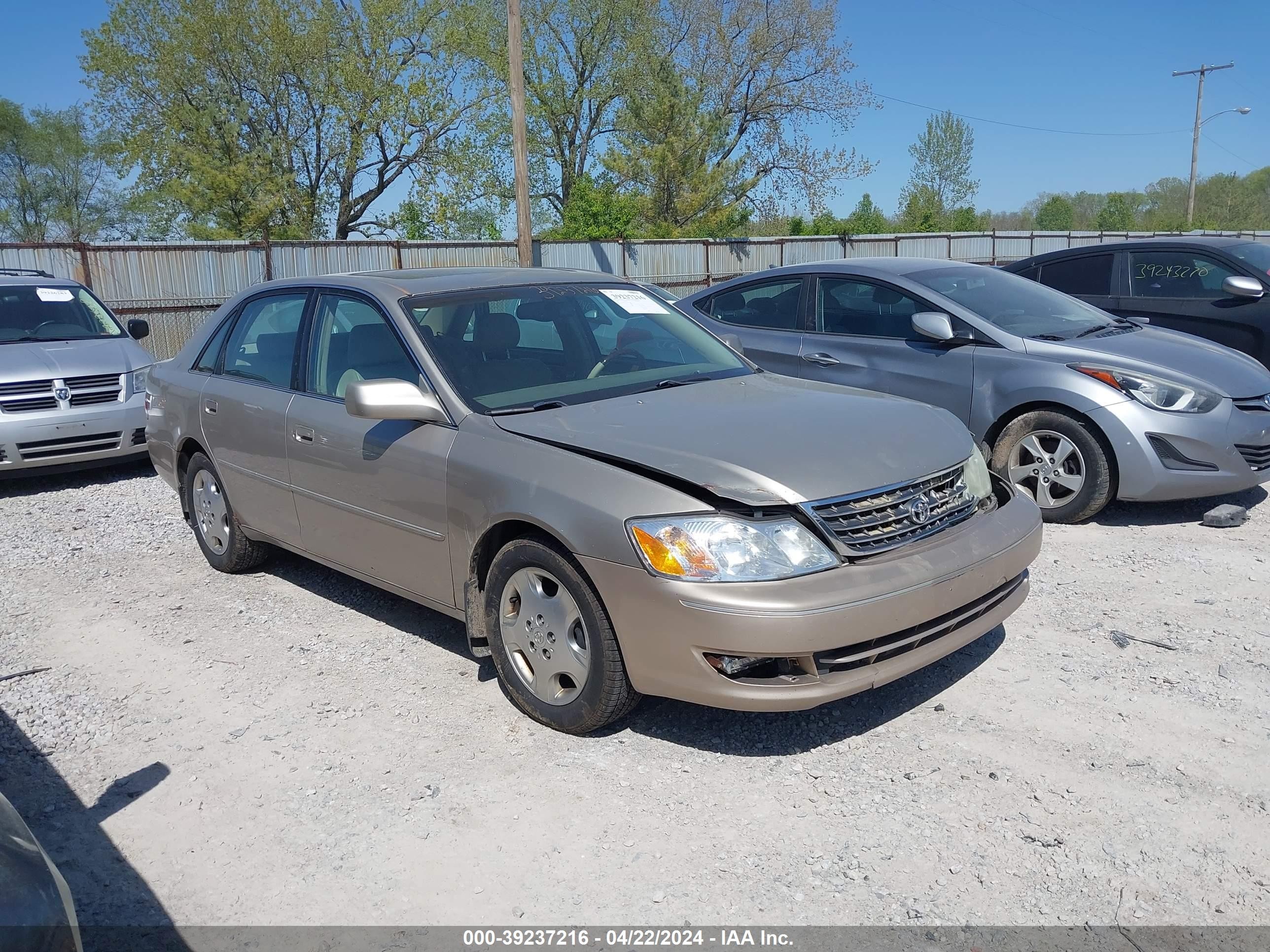 TOYOTA AVALON 2004 4t1bf28b44u382939