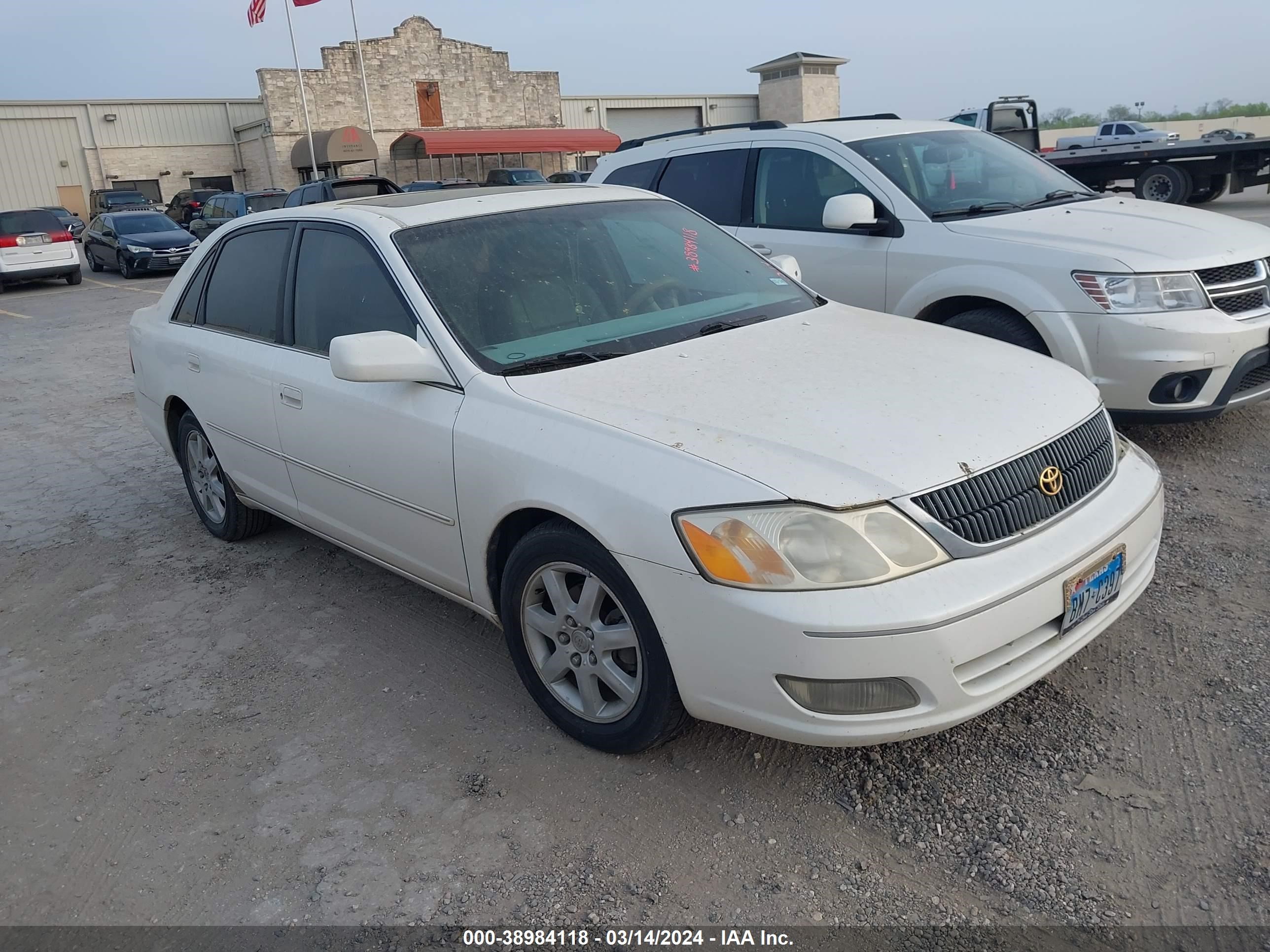 TOYOTA AVALON 2000 4t1bf28b4yu111210