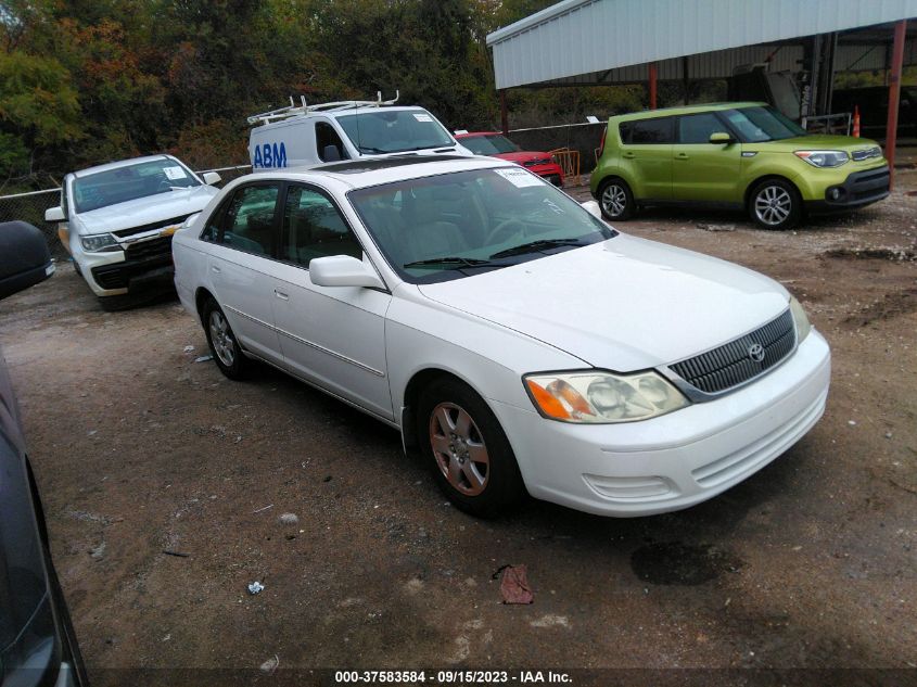 TOYOTA AVALON 2002 4t1bf28b72u227332