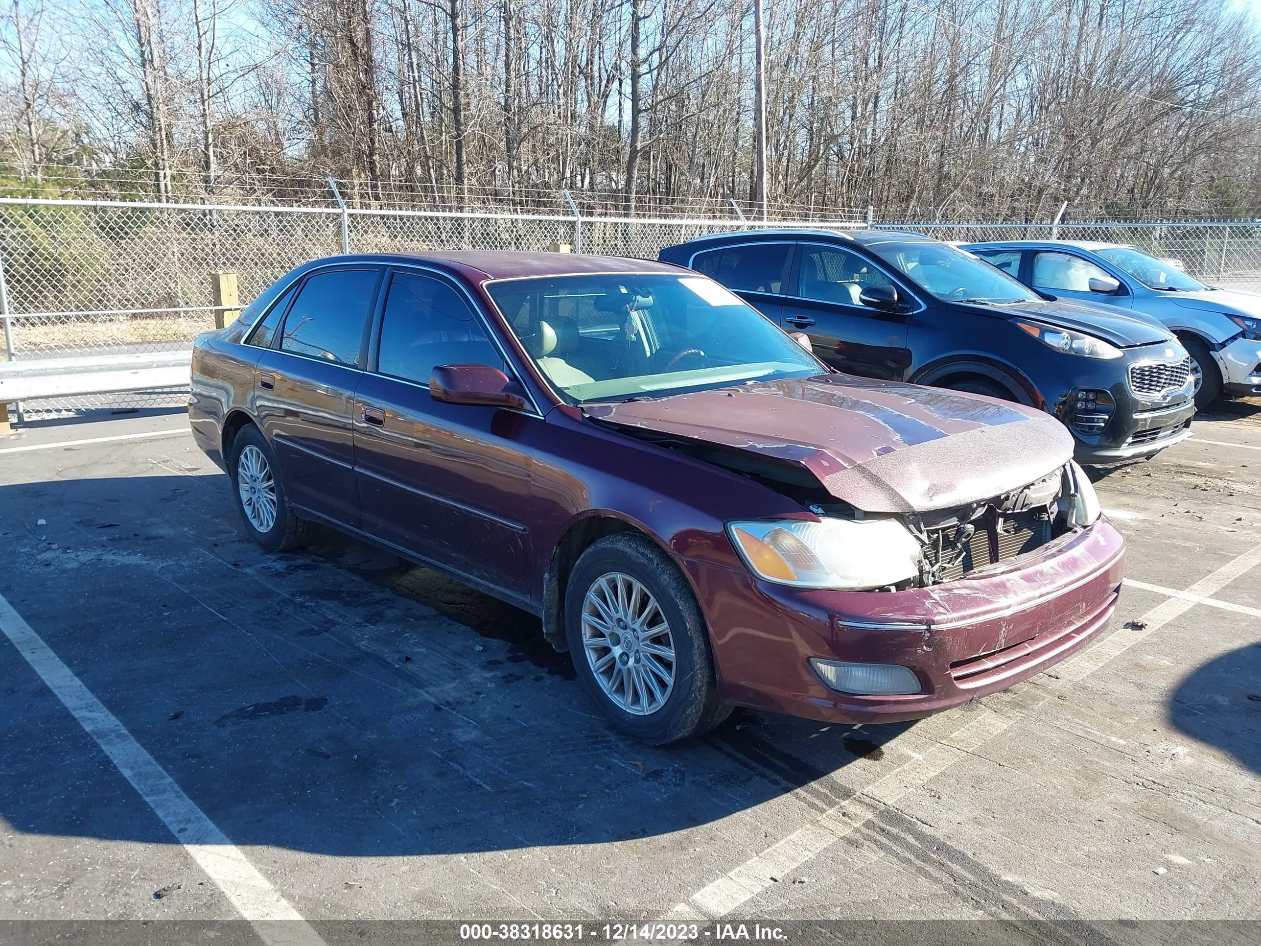 TOYOTA AVALON 2003 4t1bf28b73u328470