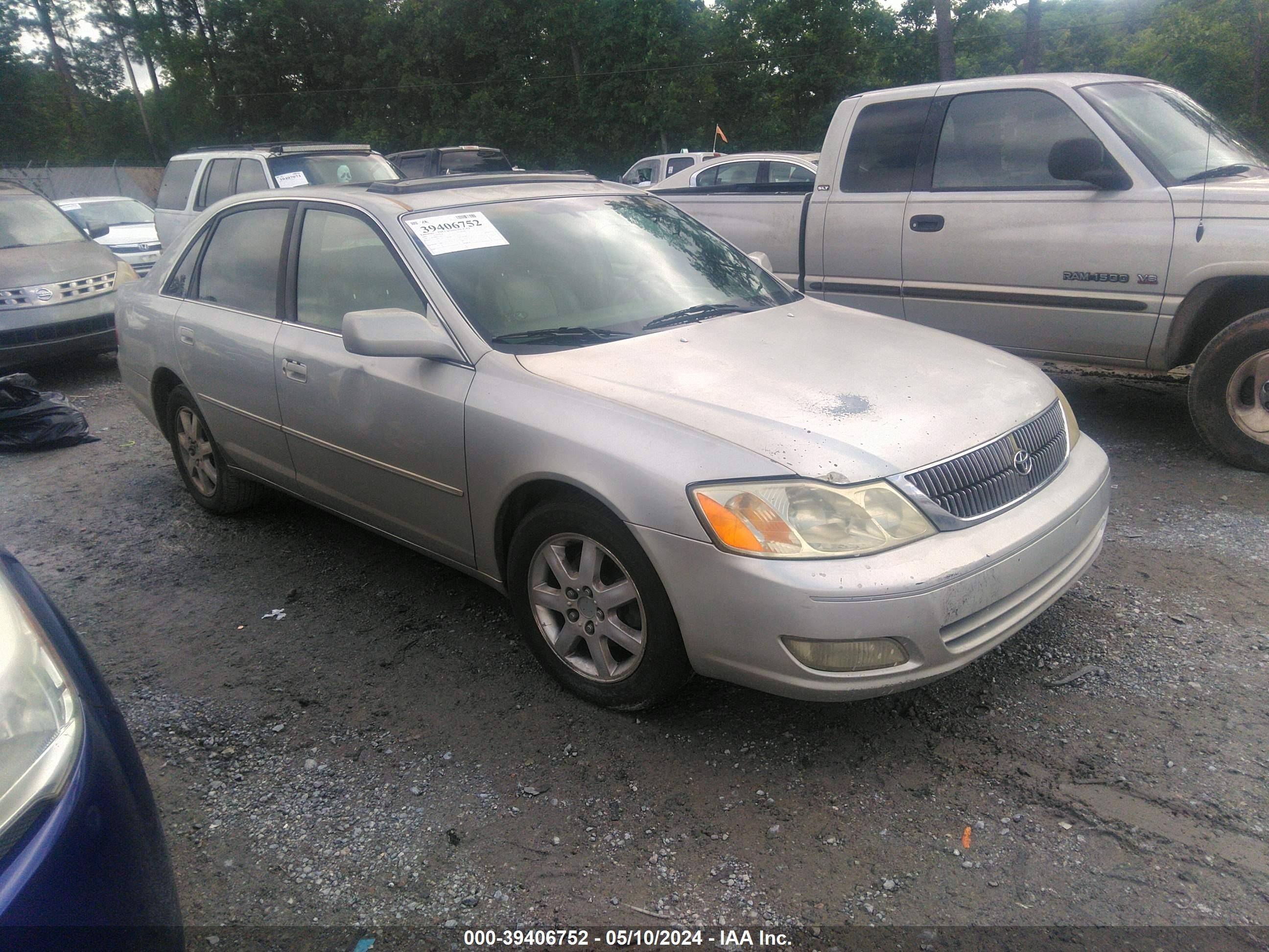 TOYOTA AVALON 2002 4t1bf28b82u250022