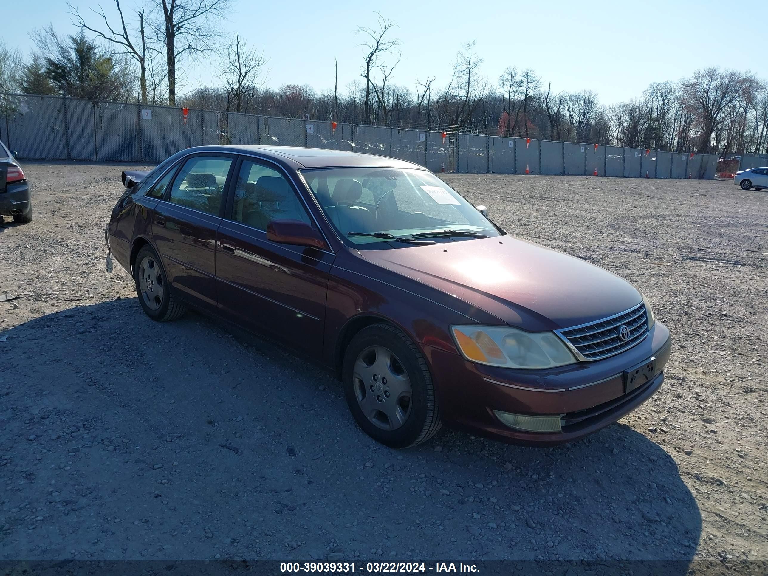 TOYOTA AVALON 2003 4t1bf28b93u289607