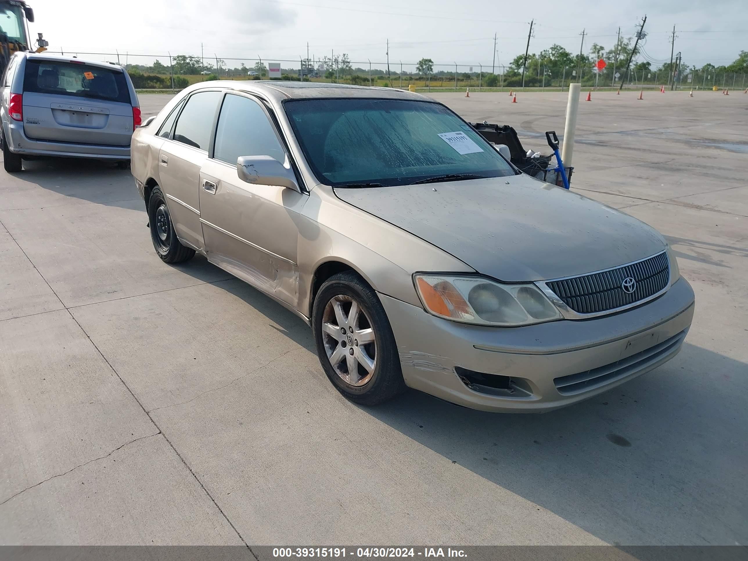 TOYOTA AVALON 2002 4t1bf28bx2u236624