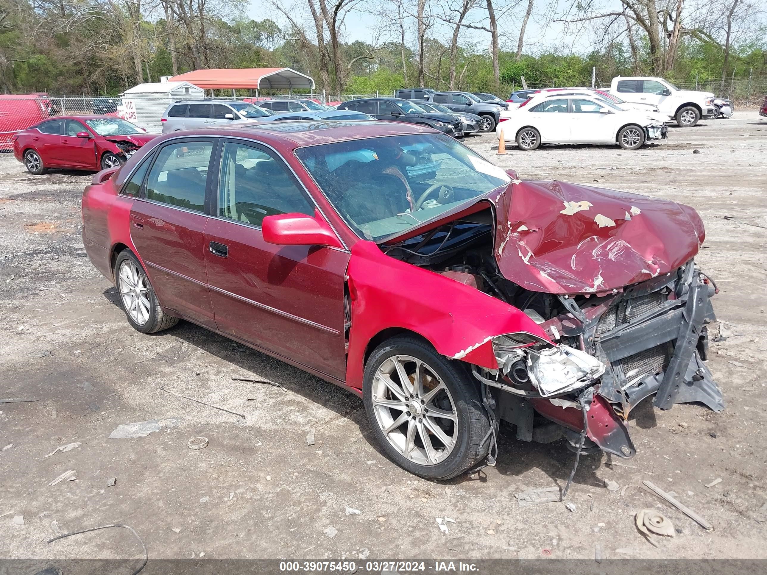 TOYOTA AVALON 2002 4t1bf28bx2u264231