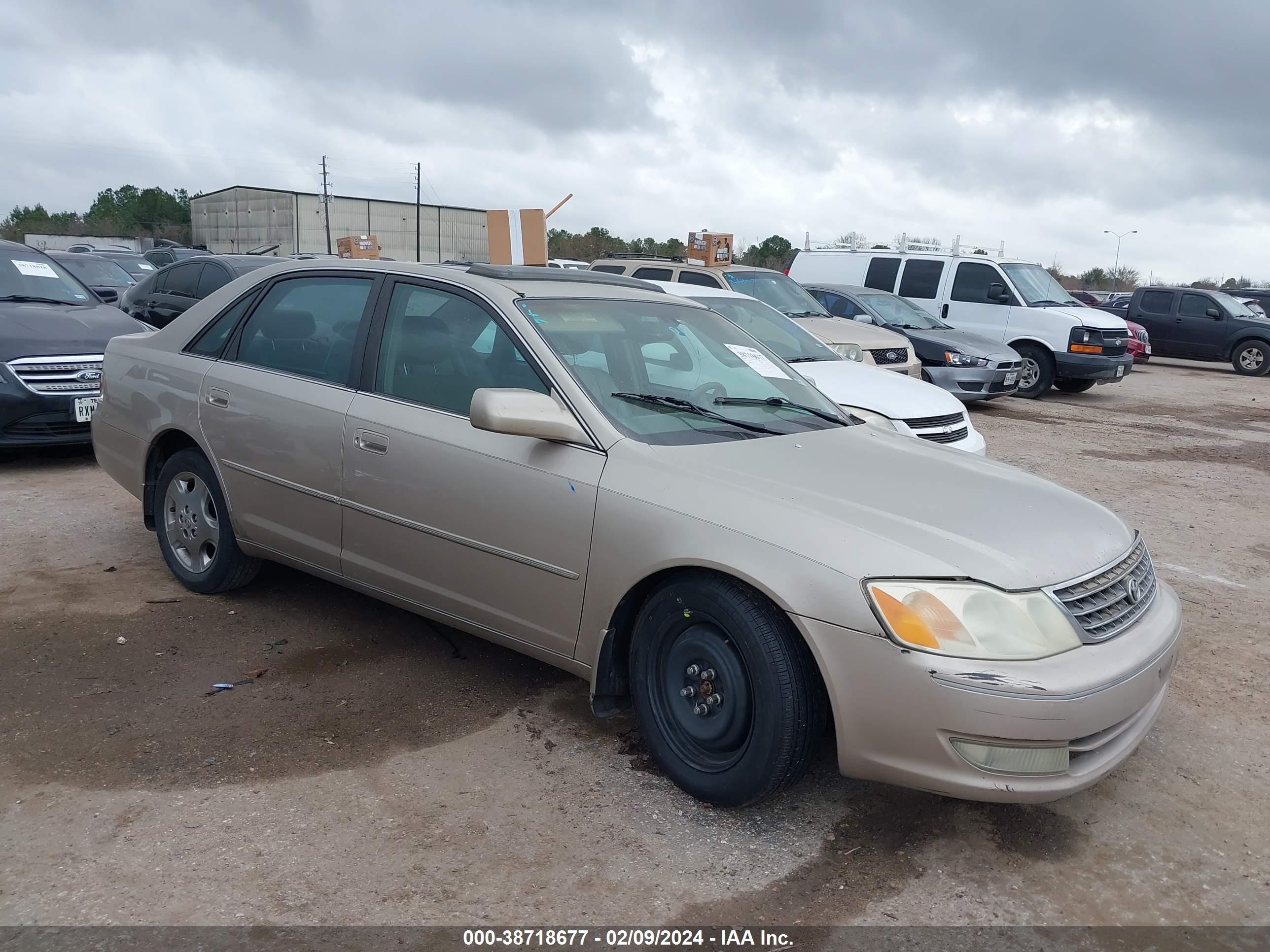 TOYOTA AVALON 2003 4t1bf28bx3u324963