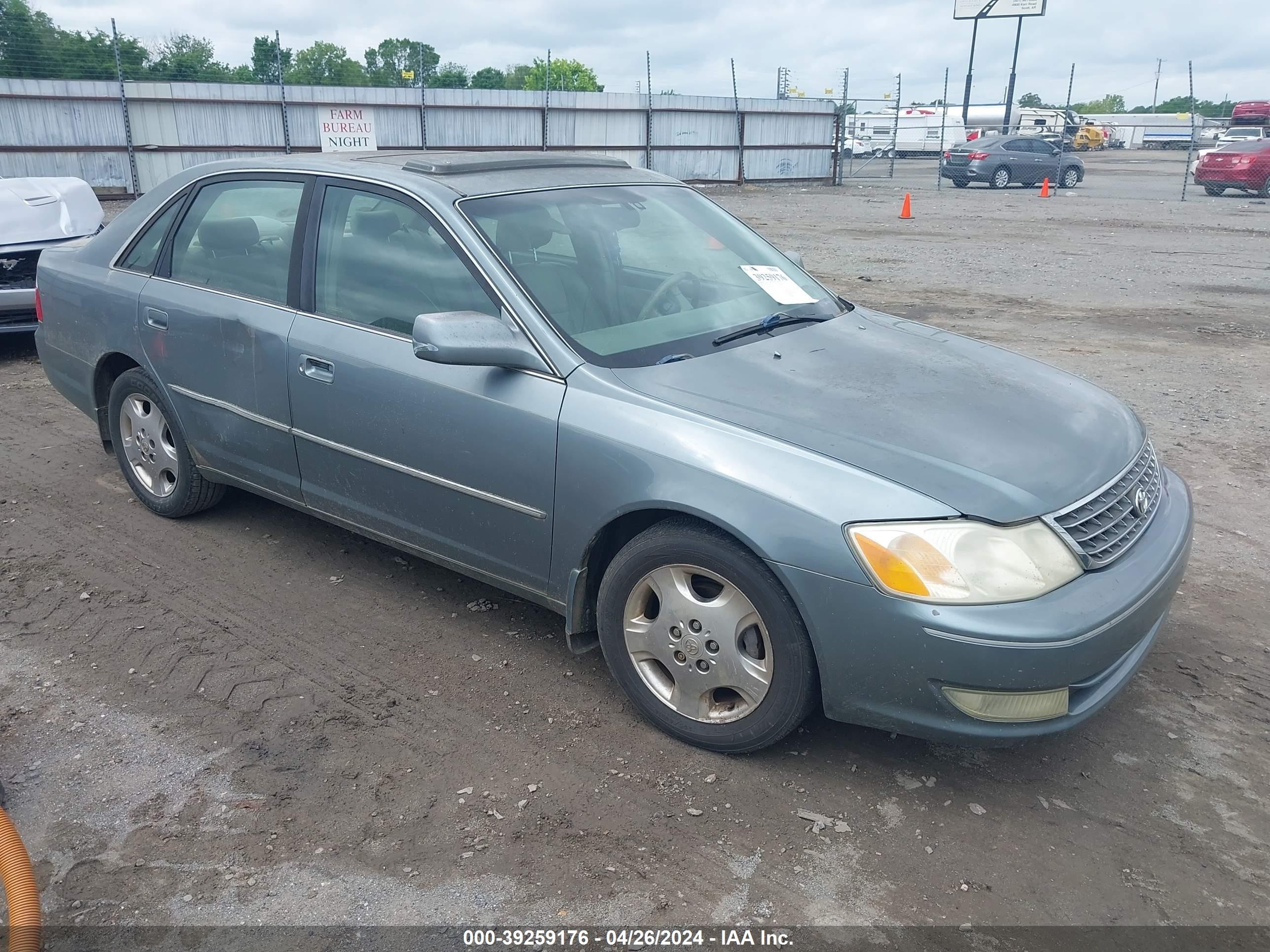 TOYOTA AVALON 2004 4t1bf28bx4u347905