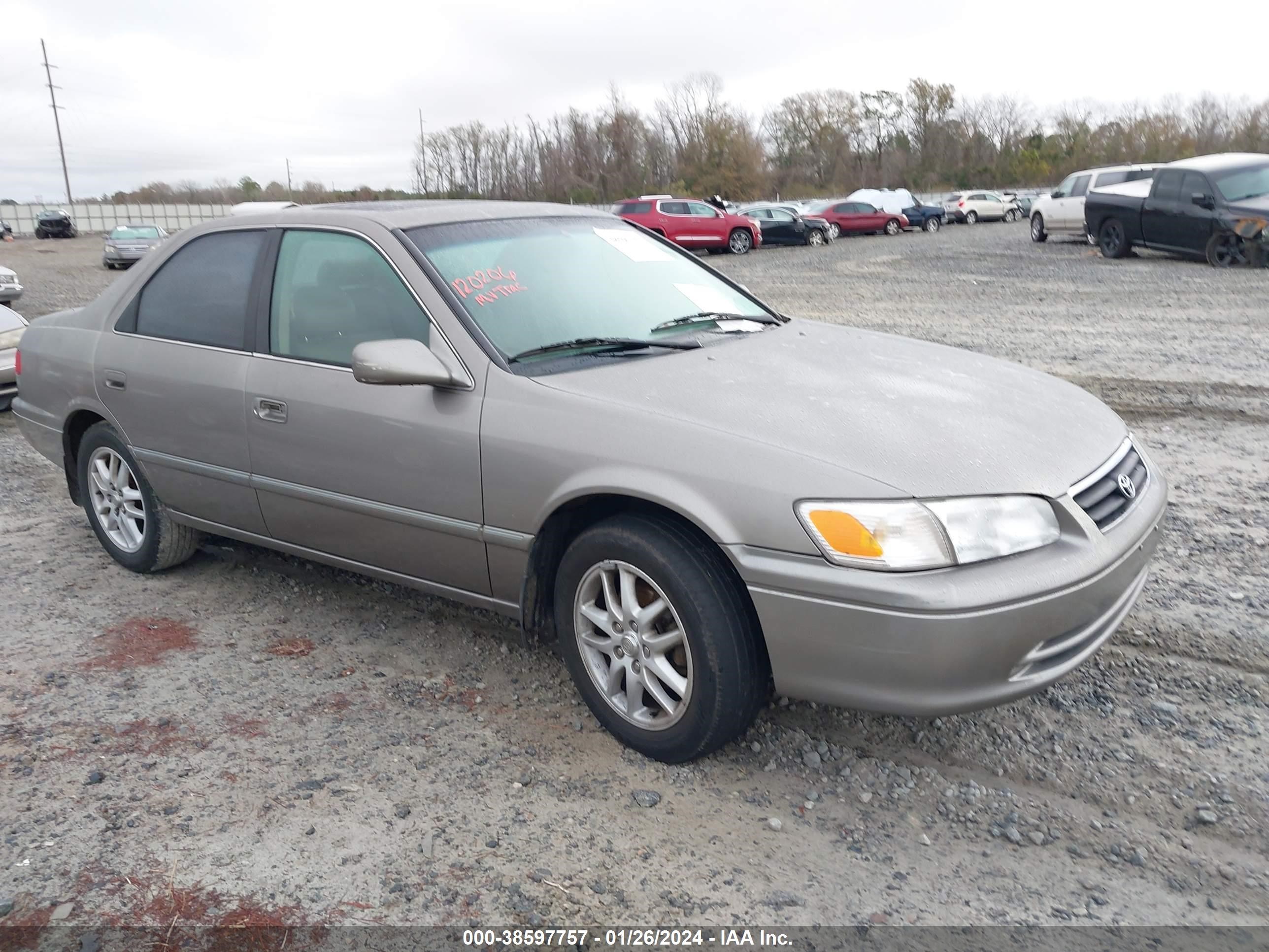 TOYOTA CAMRY 2001 4t1bf28k61u120206