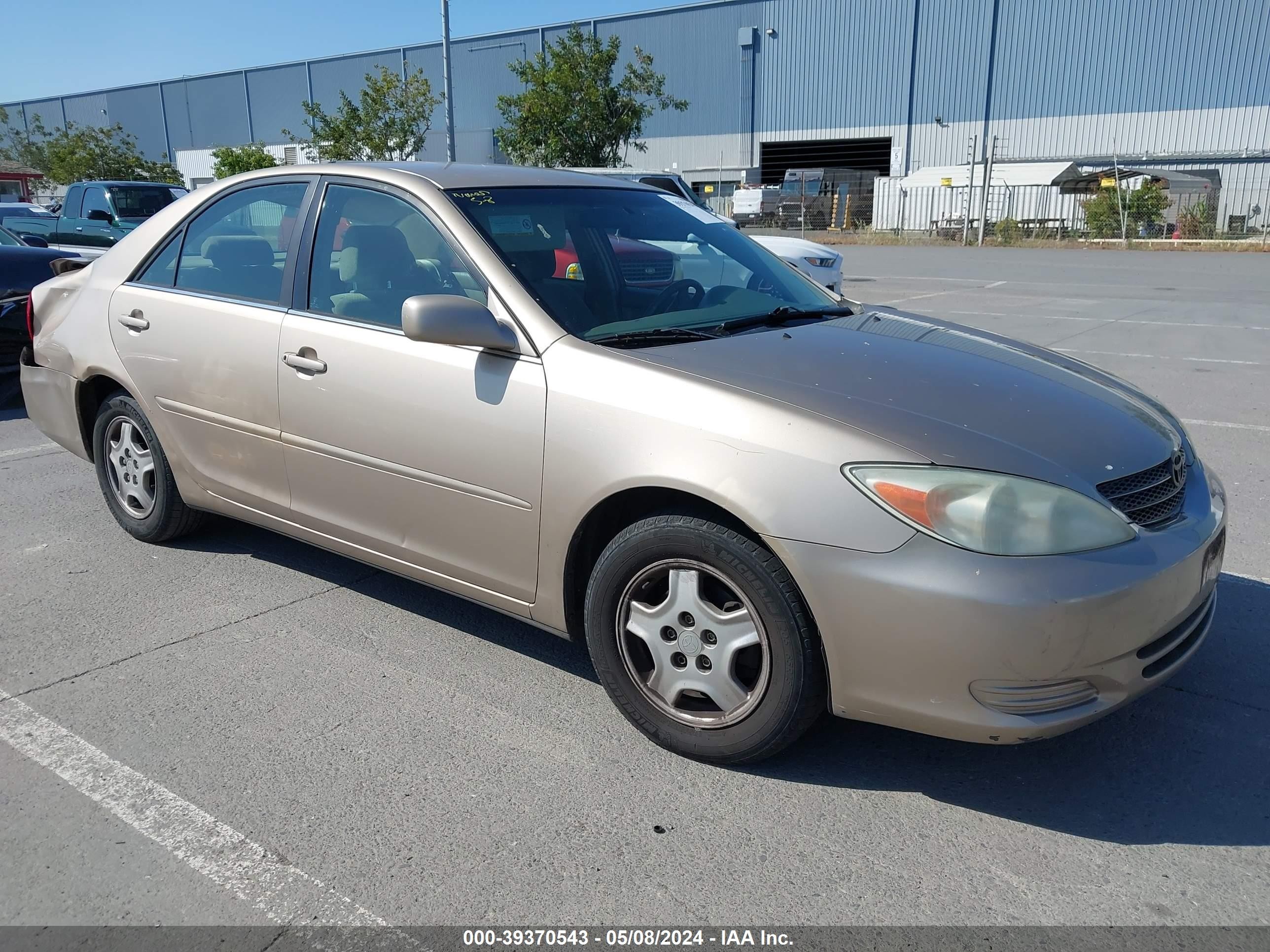 TOYOTA CAMRY 2002 4t1bf30k02u013459