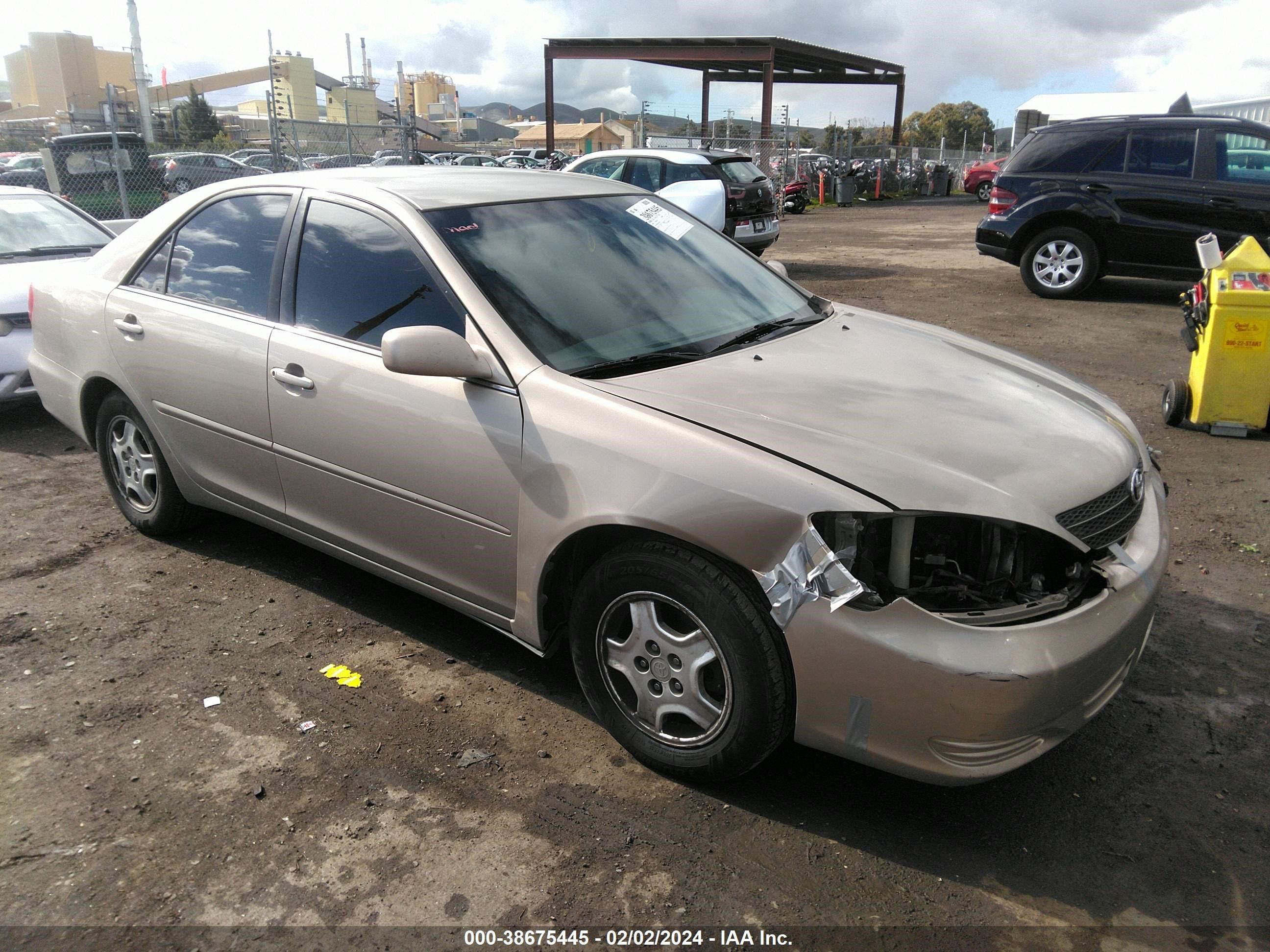 TOYOTA CAMRY 2003 4t1bf30k33u055903