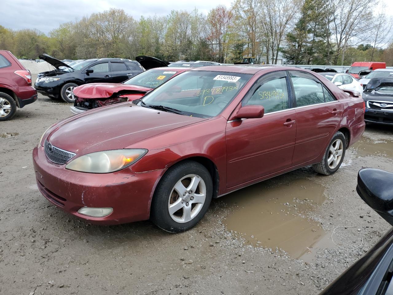 TOYOTA CAMRY 2002 4t1bf30k42u002335