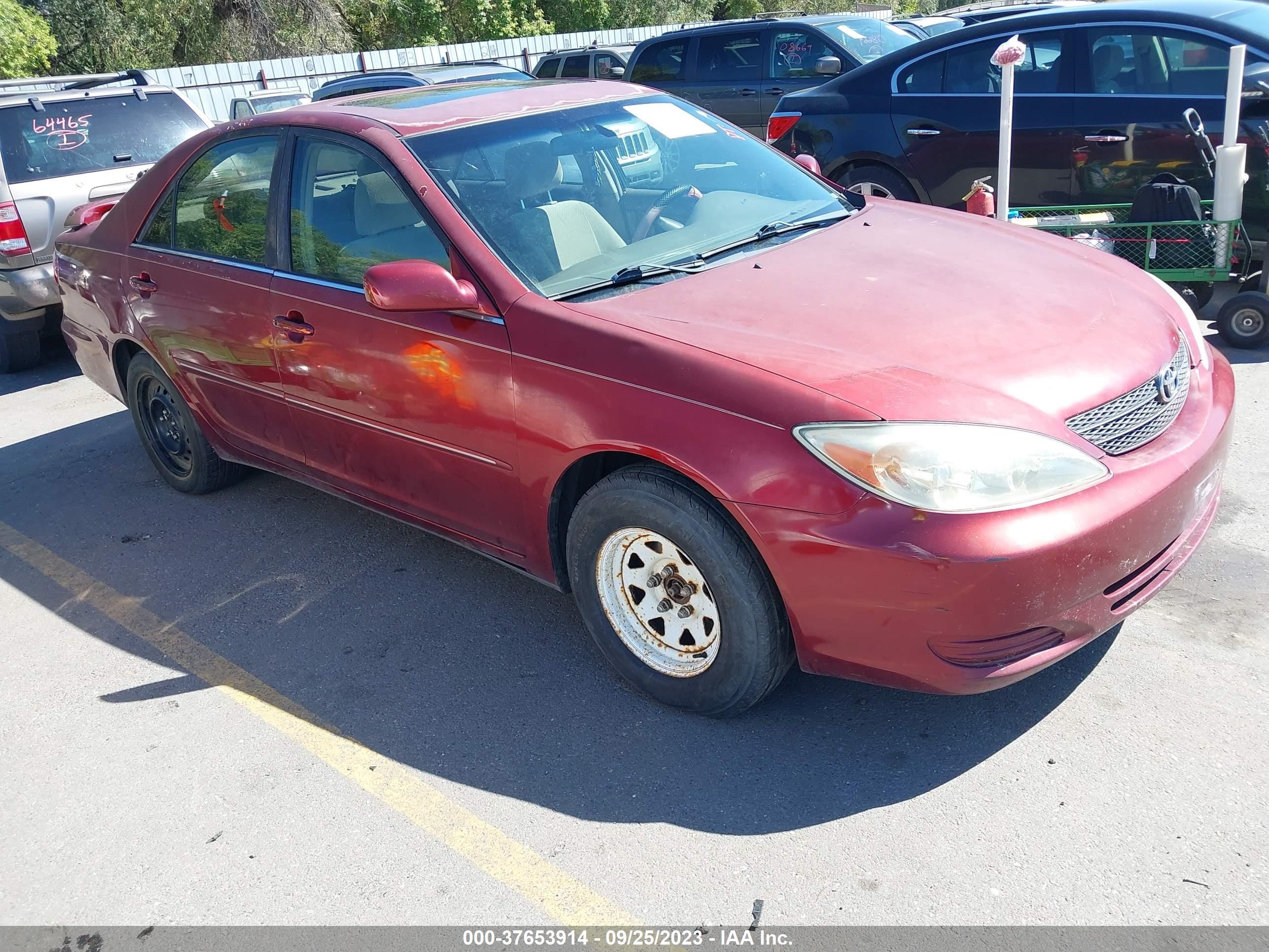 TOYOTA CAMRY 2003 4t1bf30k43u044411