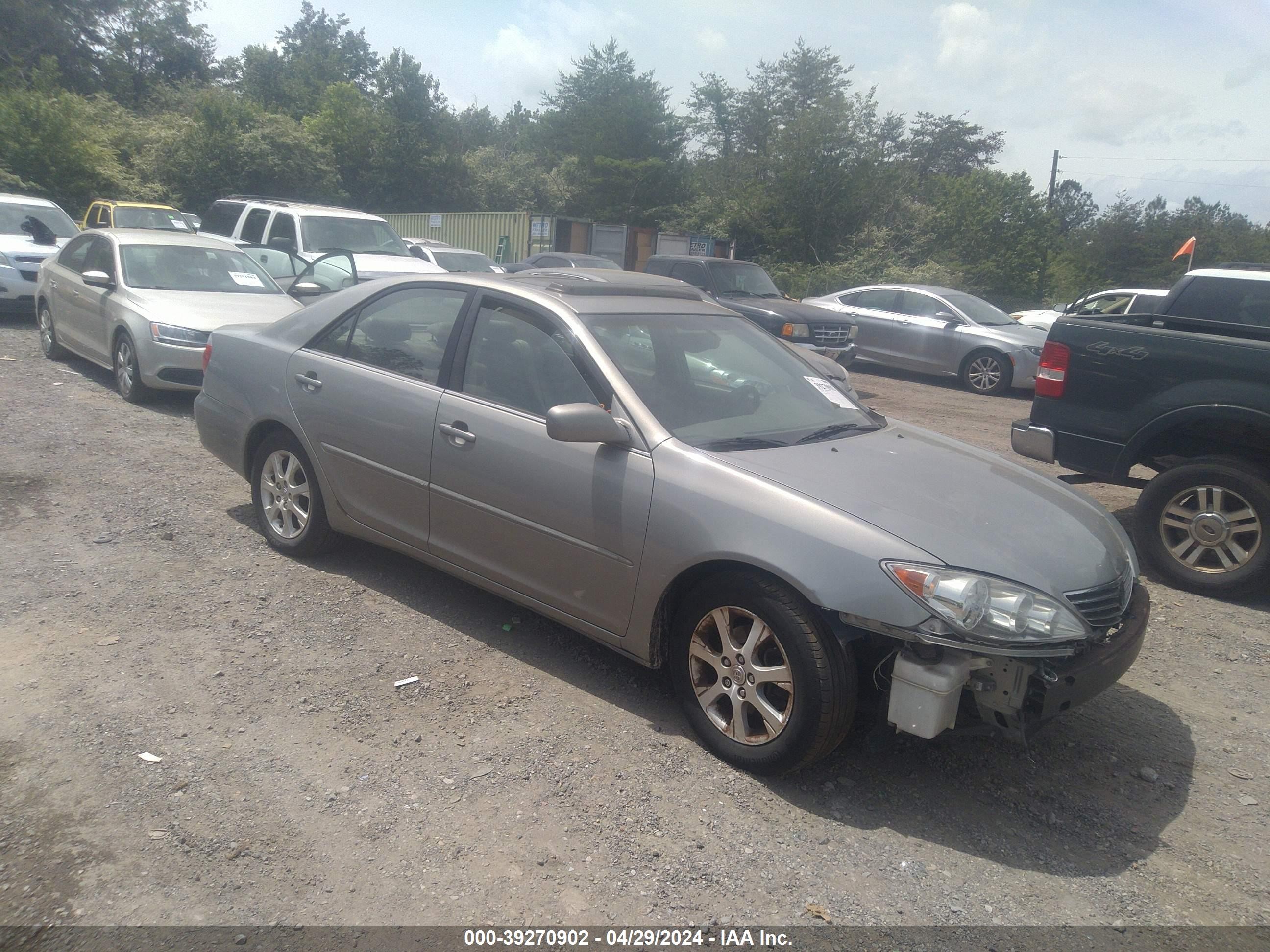 TOYOTA CAMRY 2005 4t1bf30k45u604043