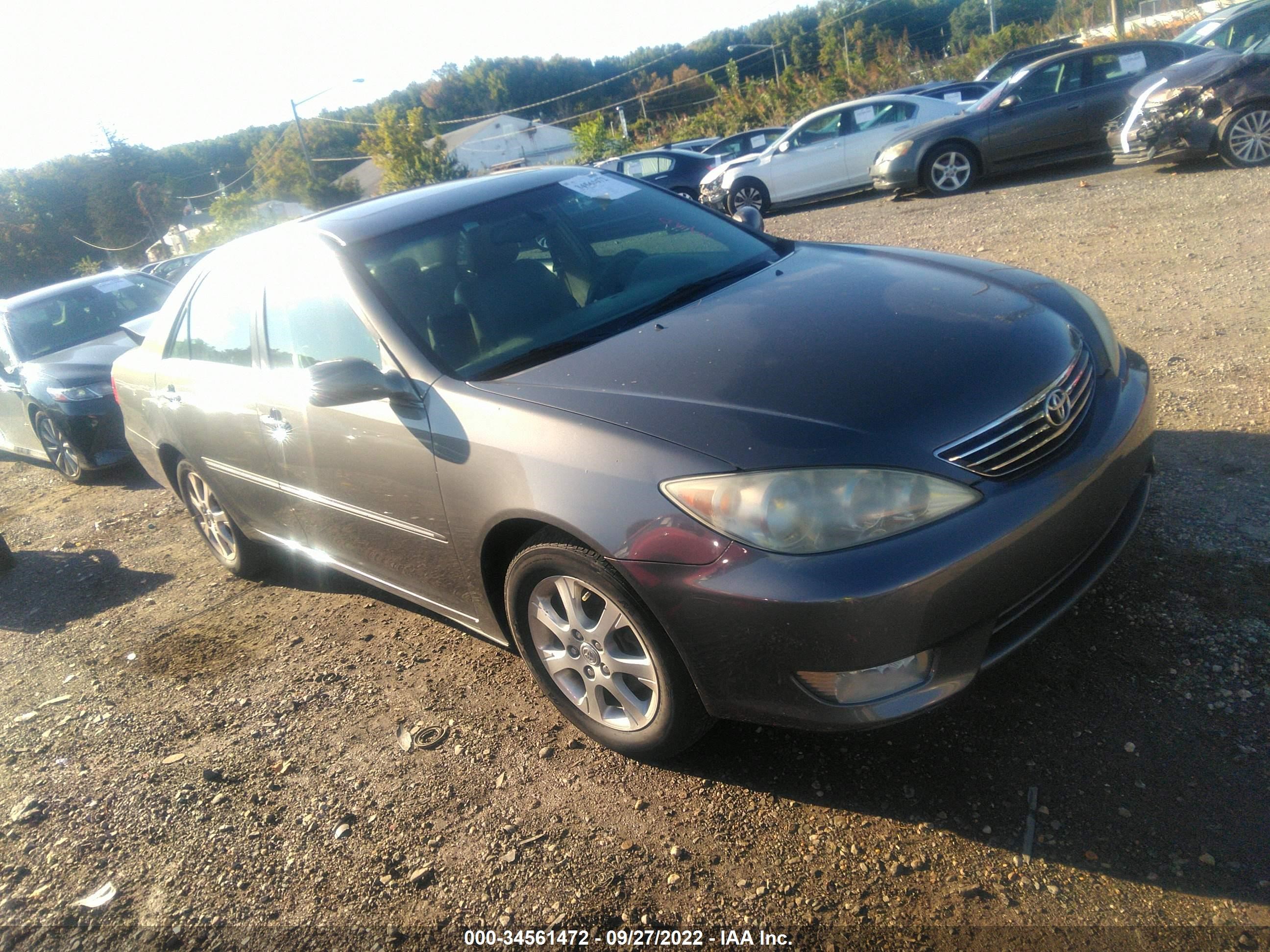 TOYOTA CAMRY 2005 4t1bf30k55u615889