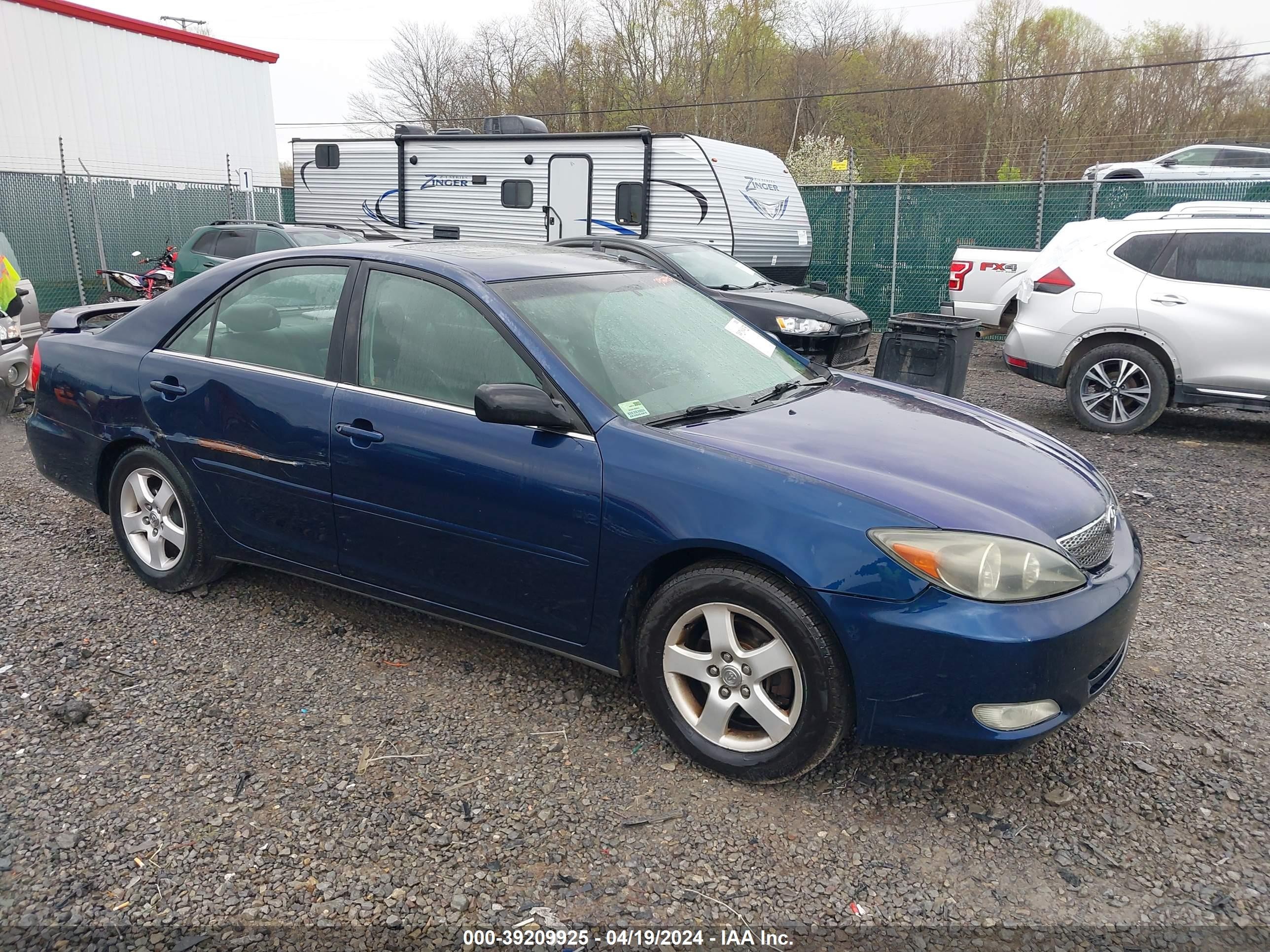 TOYOTA CAMRY 2002 4t1bf30k62u503162