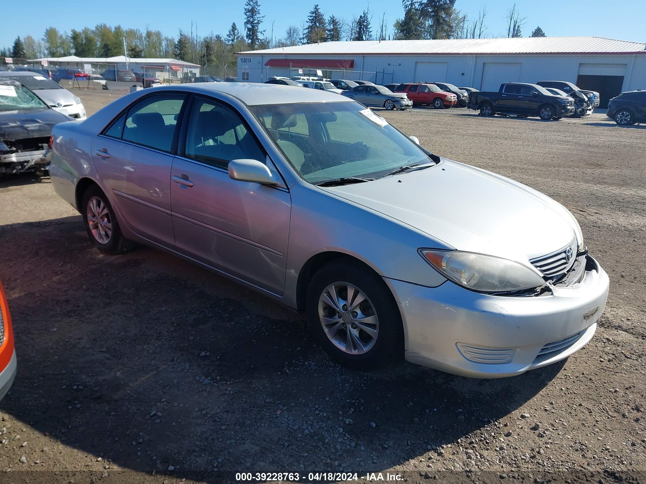 TOYOTA CAMRY 2005 4t1bf30k65u106538