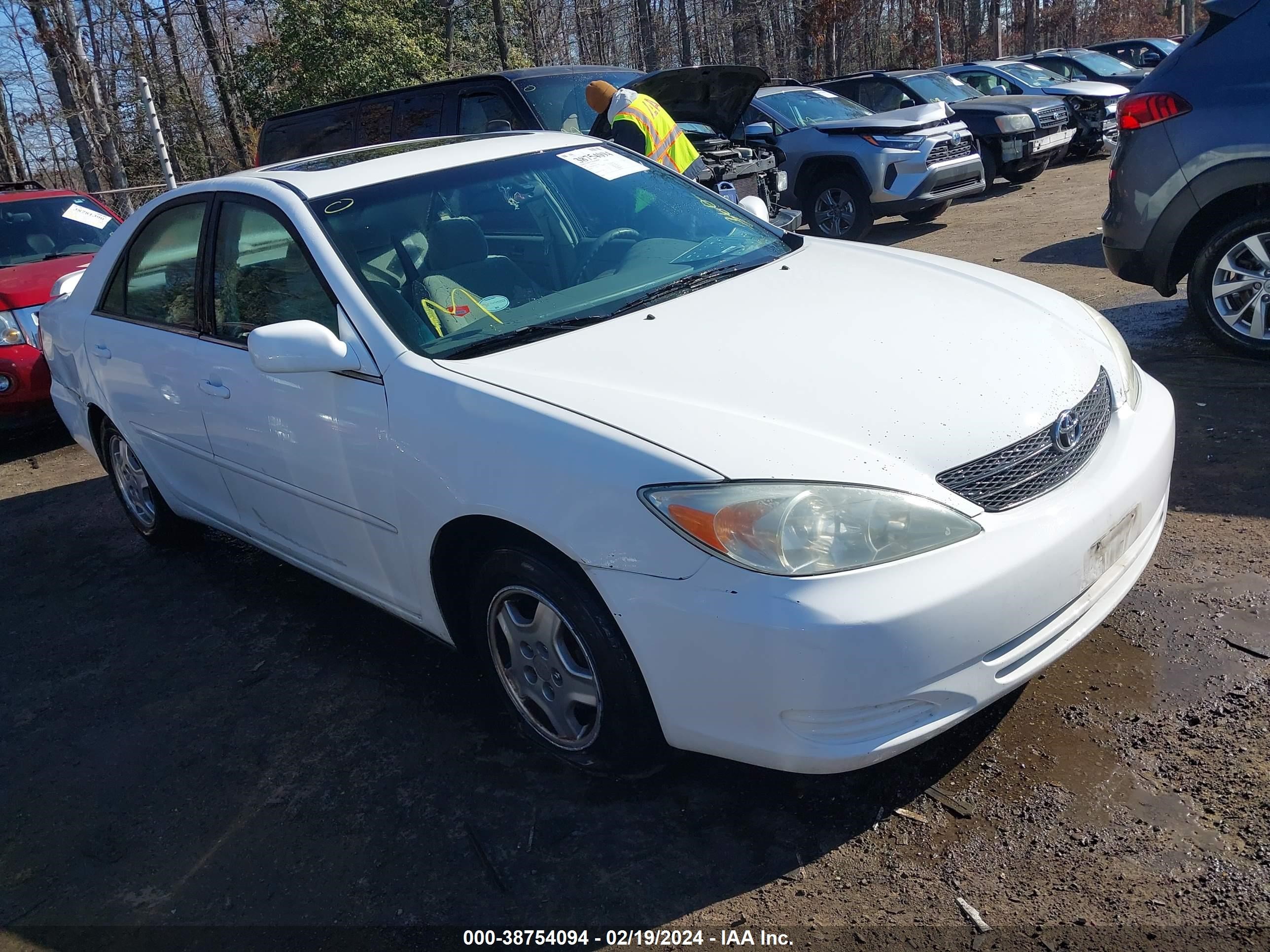 TOYOTA CAMRY 2002 4t1bf30kx2u032178