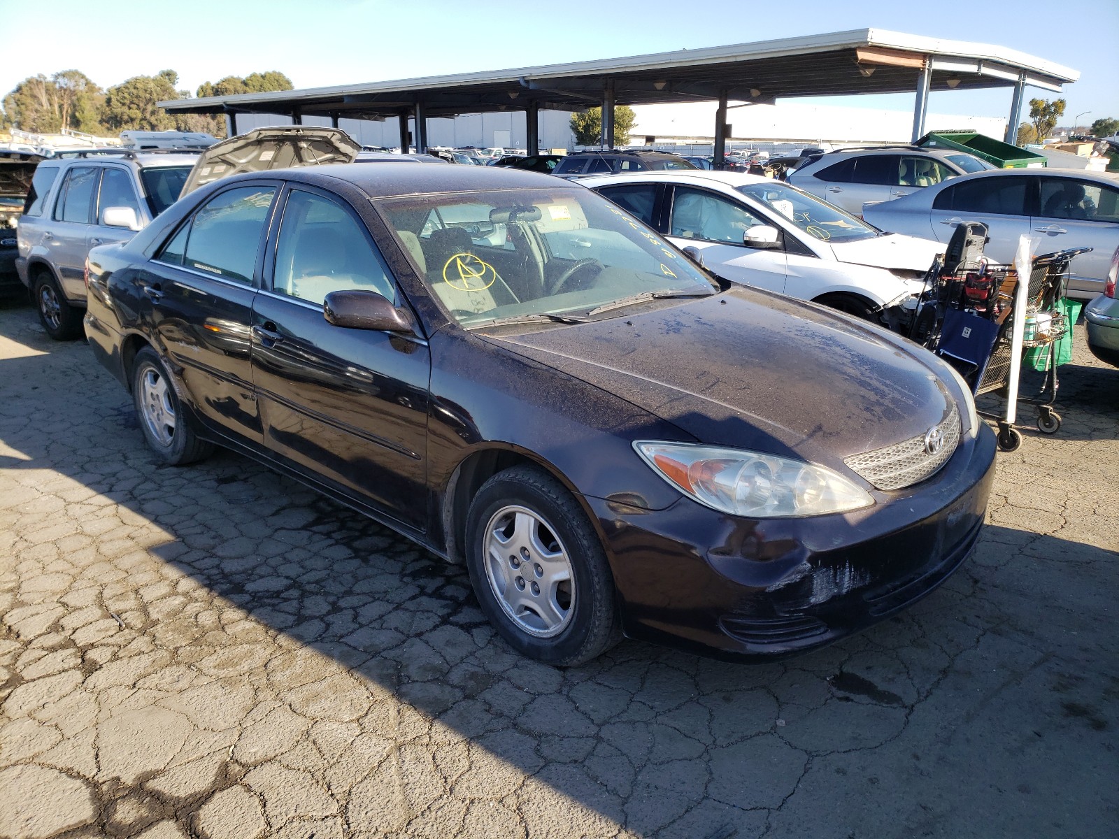 TOYOTA CAMRY LE 2003 4t1bf30kx3u567190