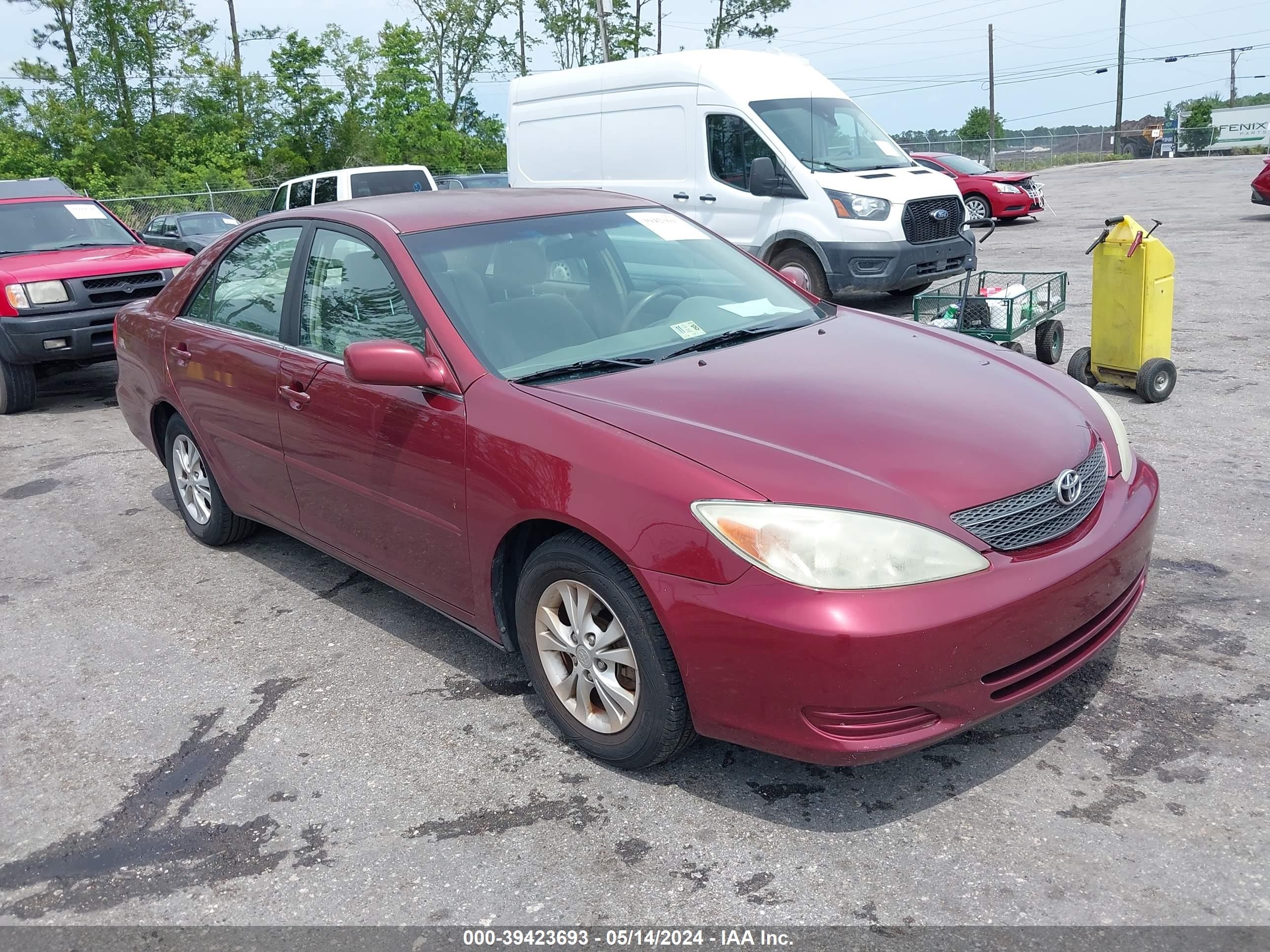 TOYOTA CAMRY 2004 4t1bf30kx4u072215