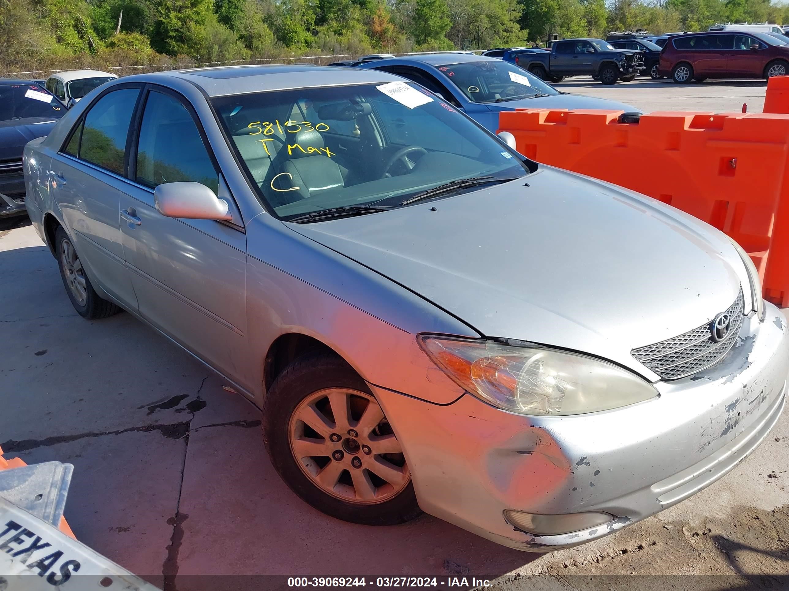 TOYOTA CAMRY 2004 4t1bf30kx4u581530