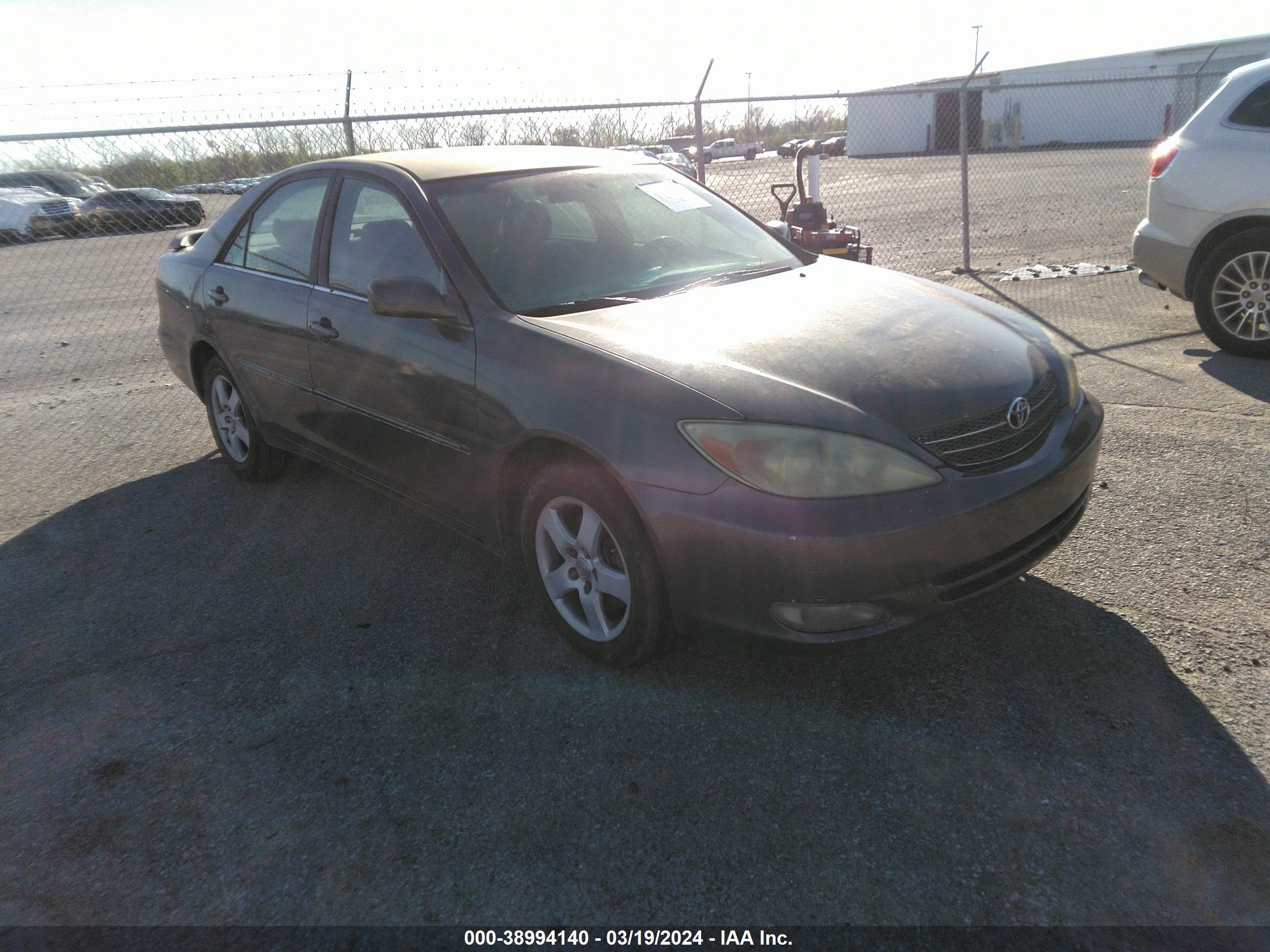 TOYOTA CAMRY 2002 4t1bf32k32u509773