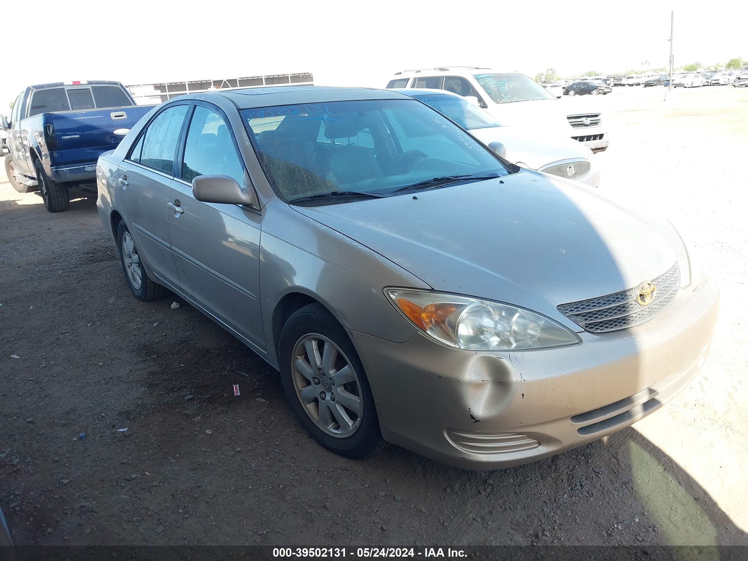 TOYOTA CAMRY 2002 4t1bf32k32u536696