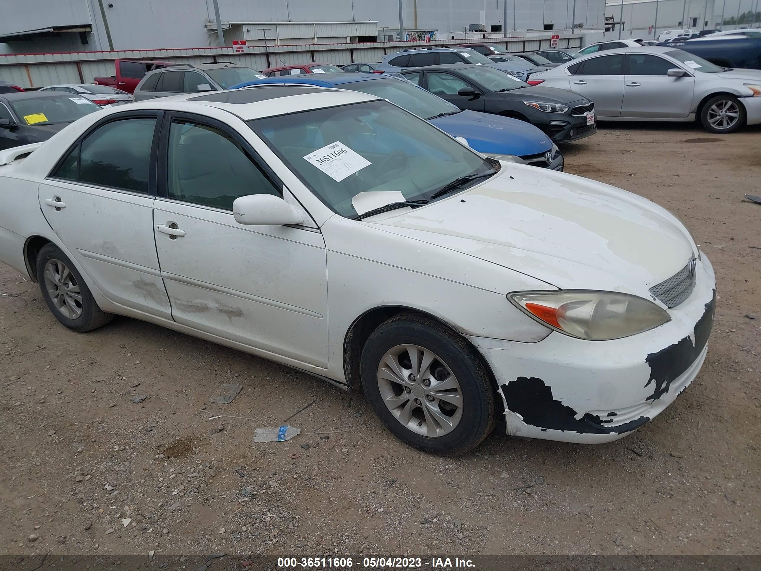 TOYOTA CAMRY 2004 4t1bf32k34u071520