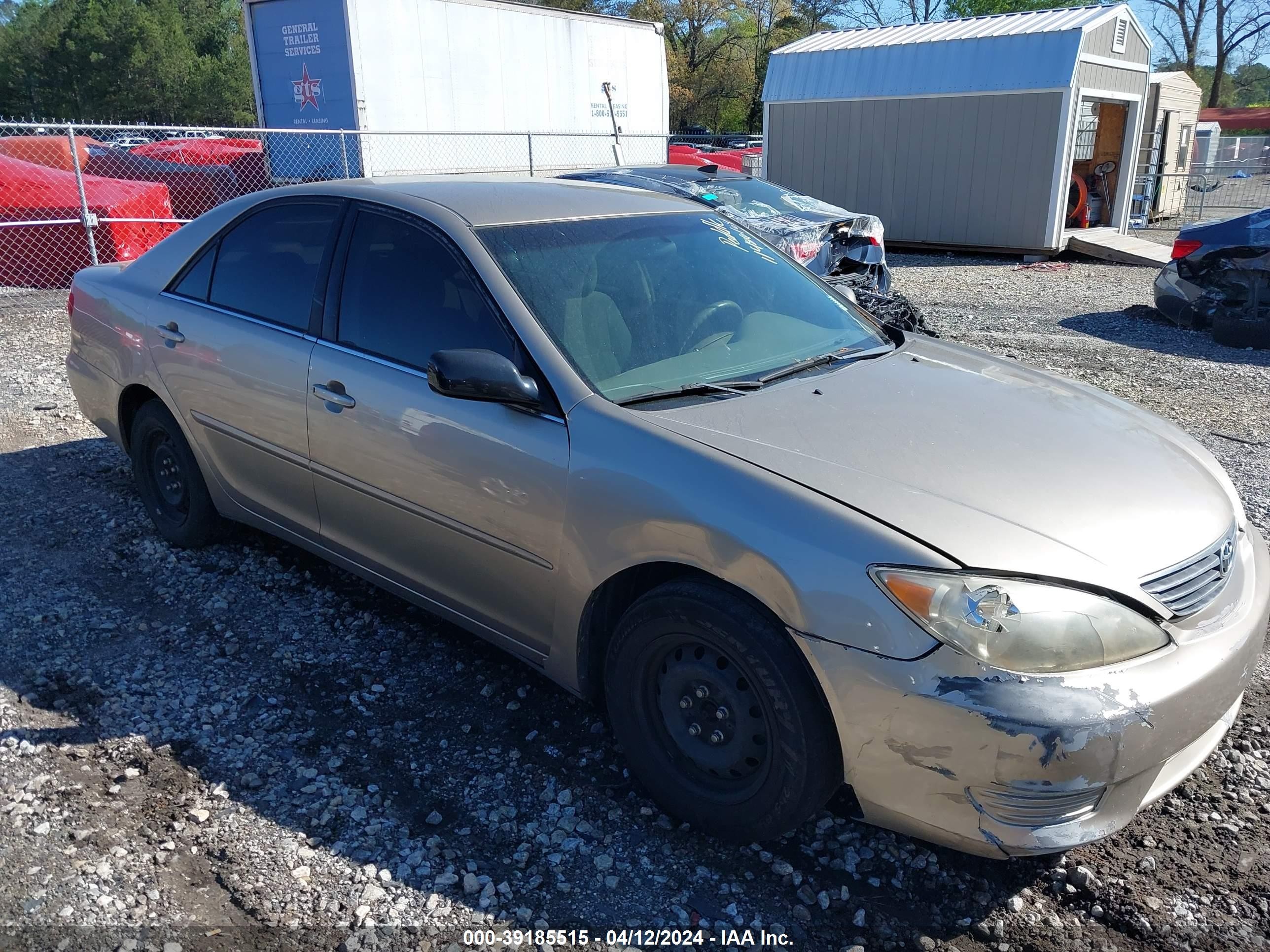 TOYOTA CAMRY 2005 4t1bf32k34u578630